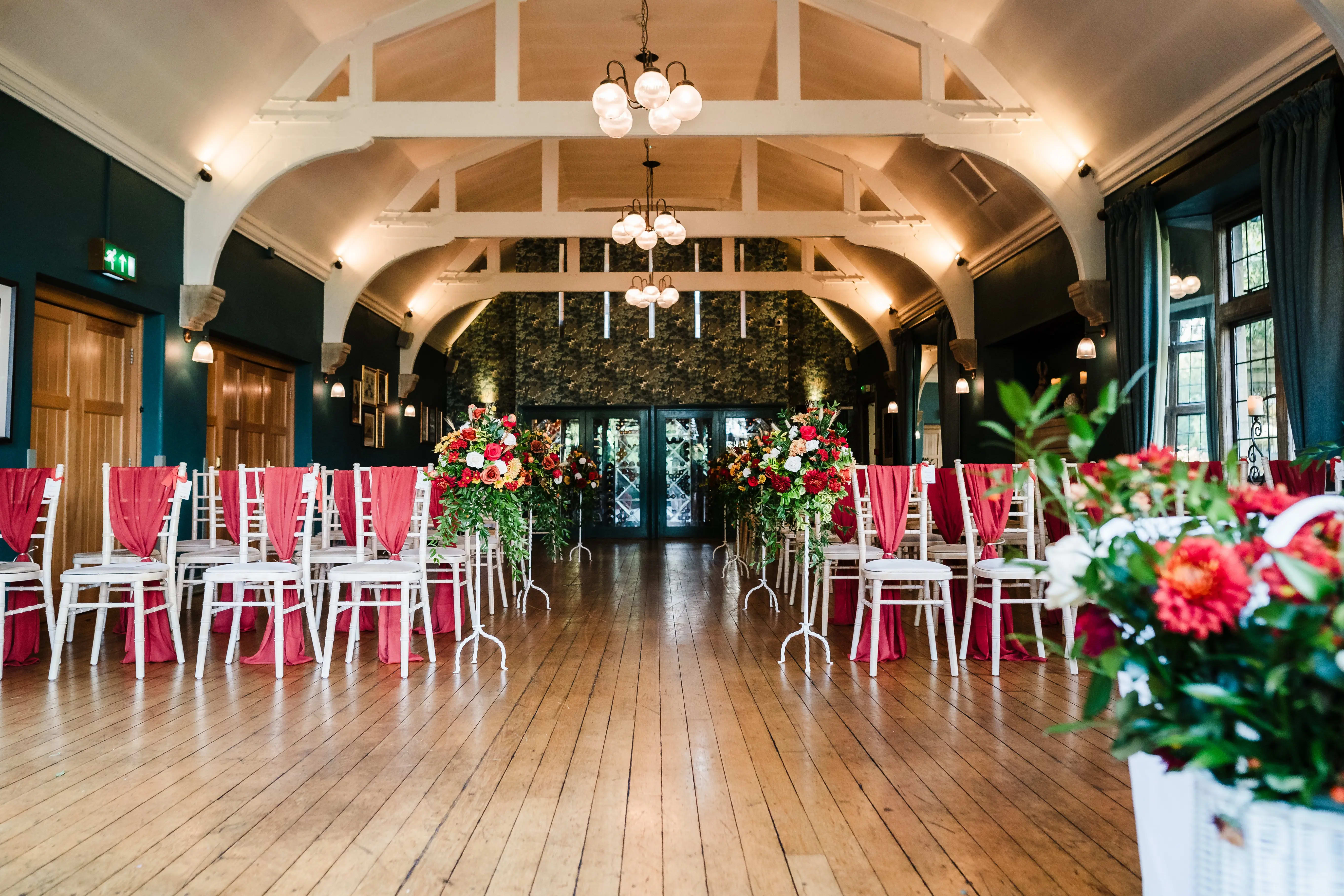 Elegant Westonbirt Room at Hare & Hounds Hotel, perfect for weddings and corporate events.