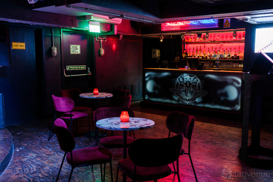 Stylish Basement Bar in Shoreditch, perfect for networking and creative events.
