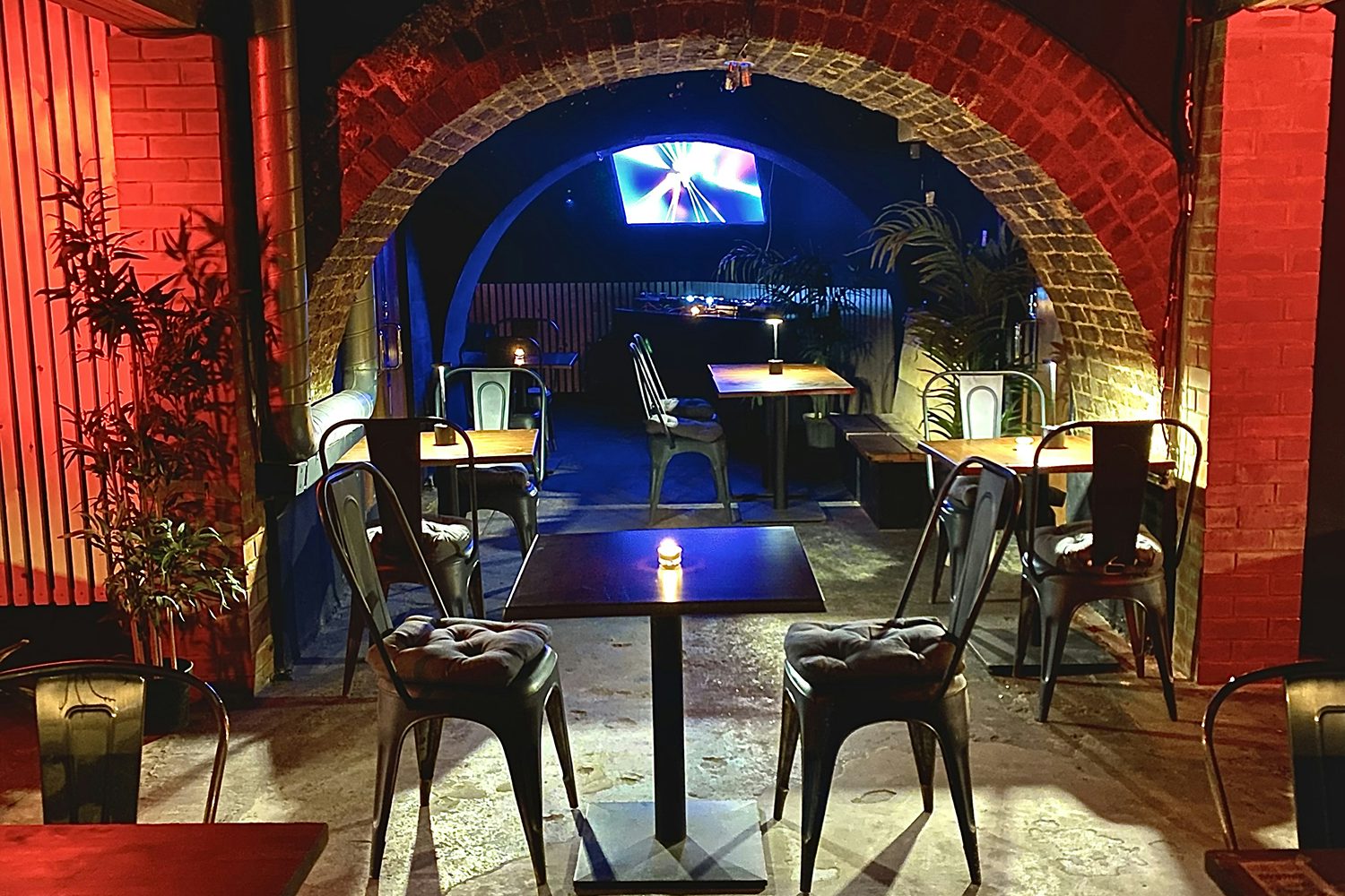 Arched brick event space Bunker London for intimate gatherings and private parties