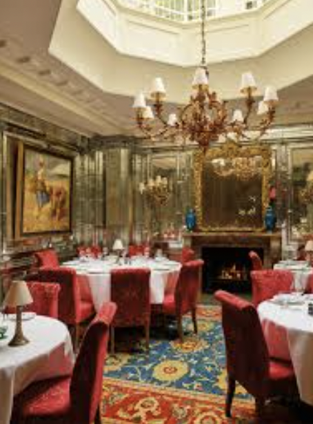 Elegant dining room at Oswald's Club, ideal for upscale events and intimate dinners.