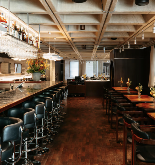 Modern restaurant bar event venue corporate