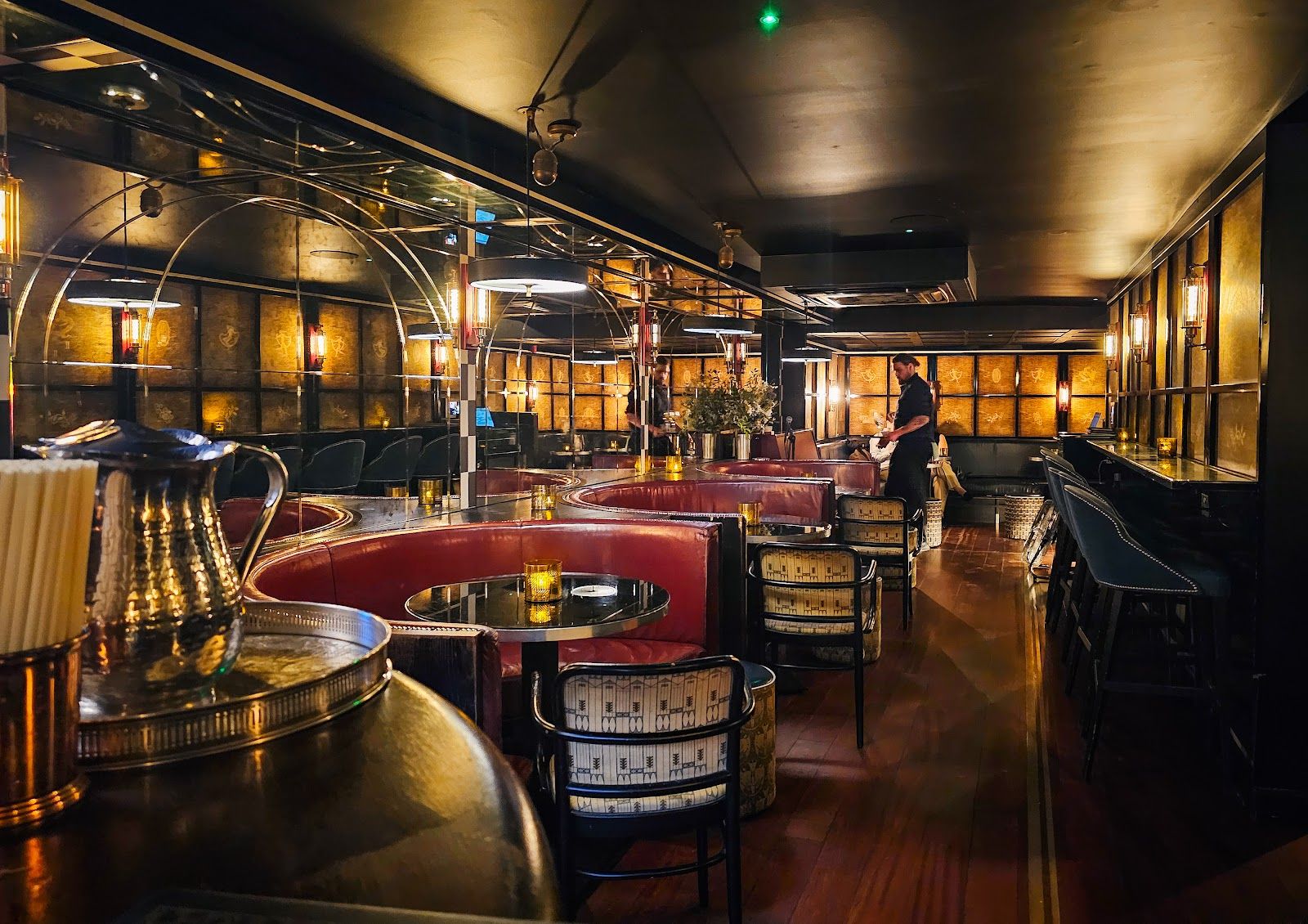 Elegant Basement Bar in Swift Soho for upscale events and intimate gatherings.
