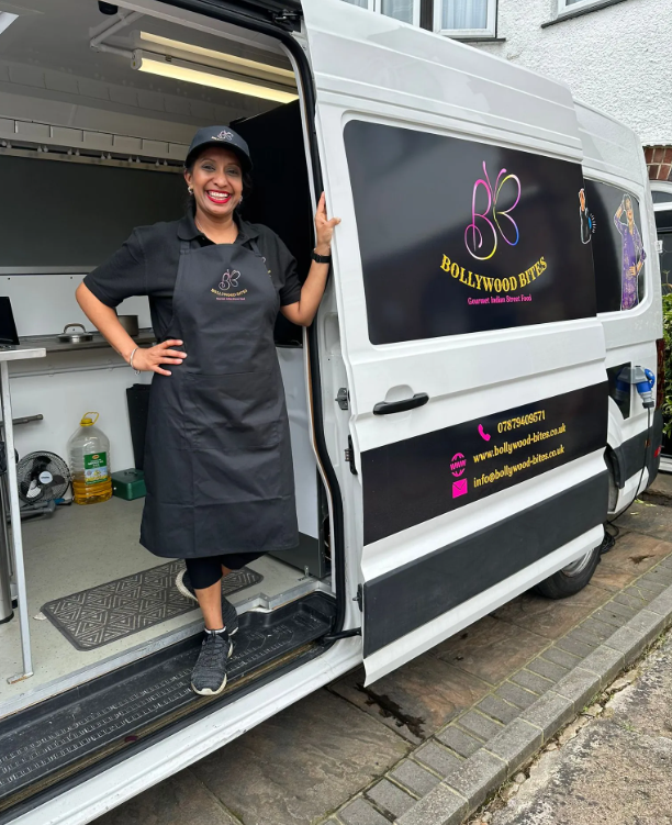 Bollywood Bites food truck, vibrant catering, festival activation