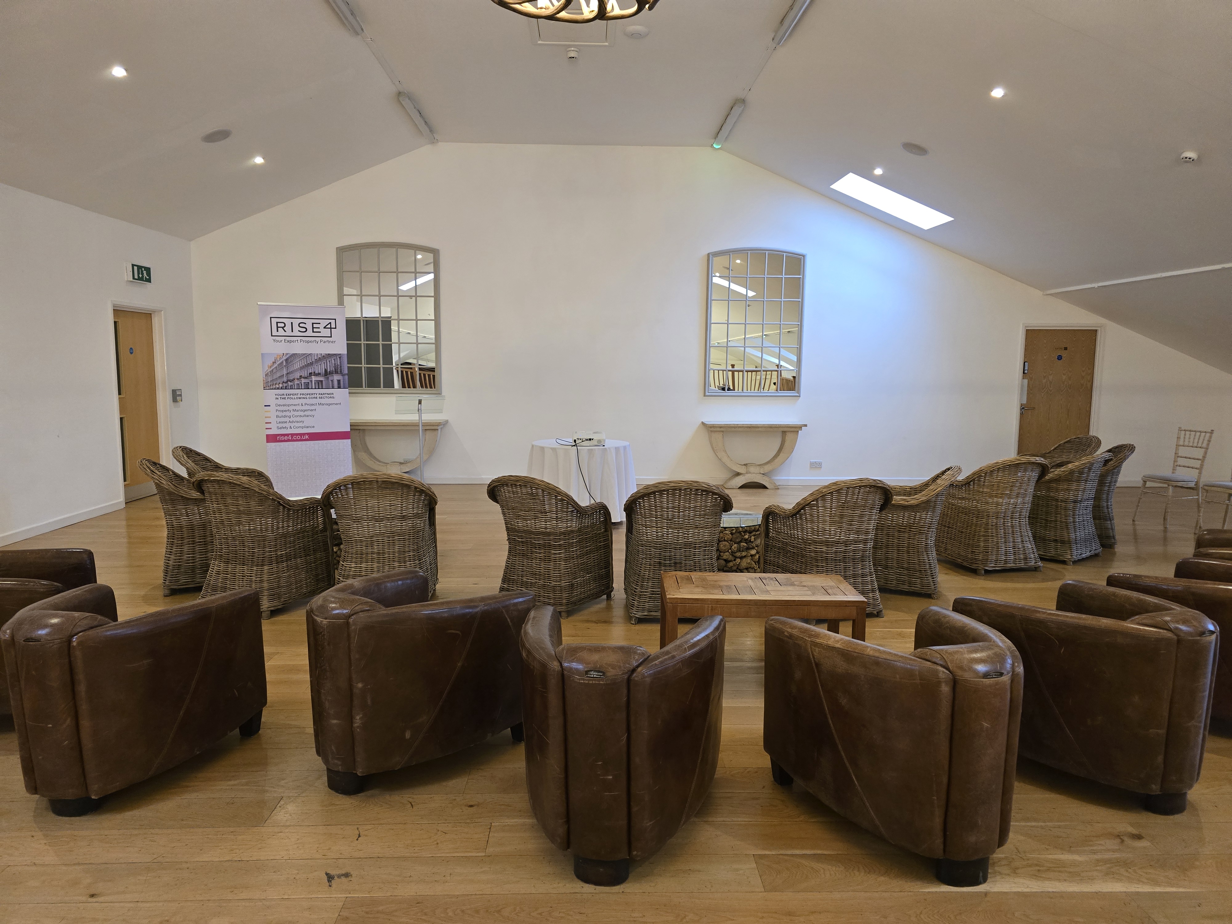 Worton Hall Hayloft Gallery, natural light workshop venue