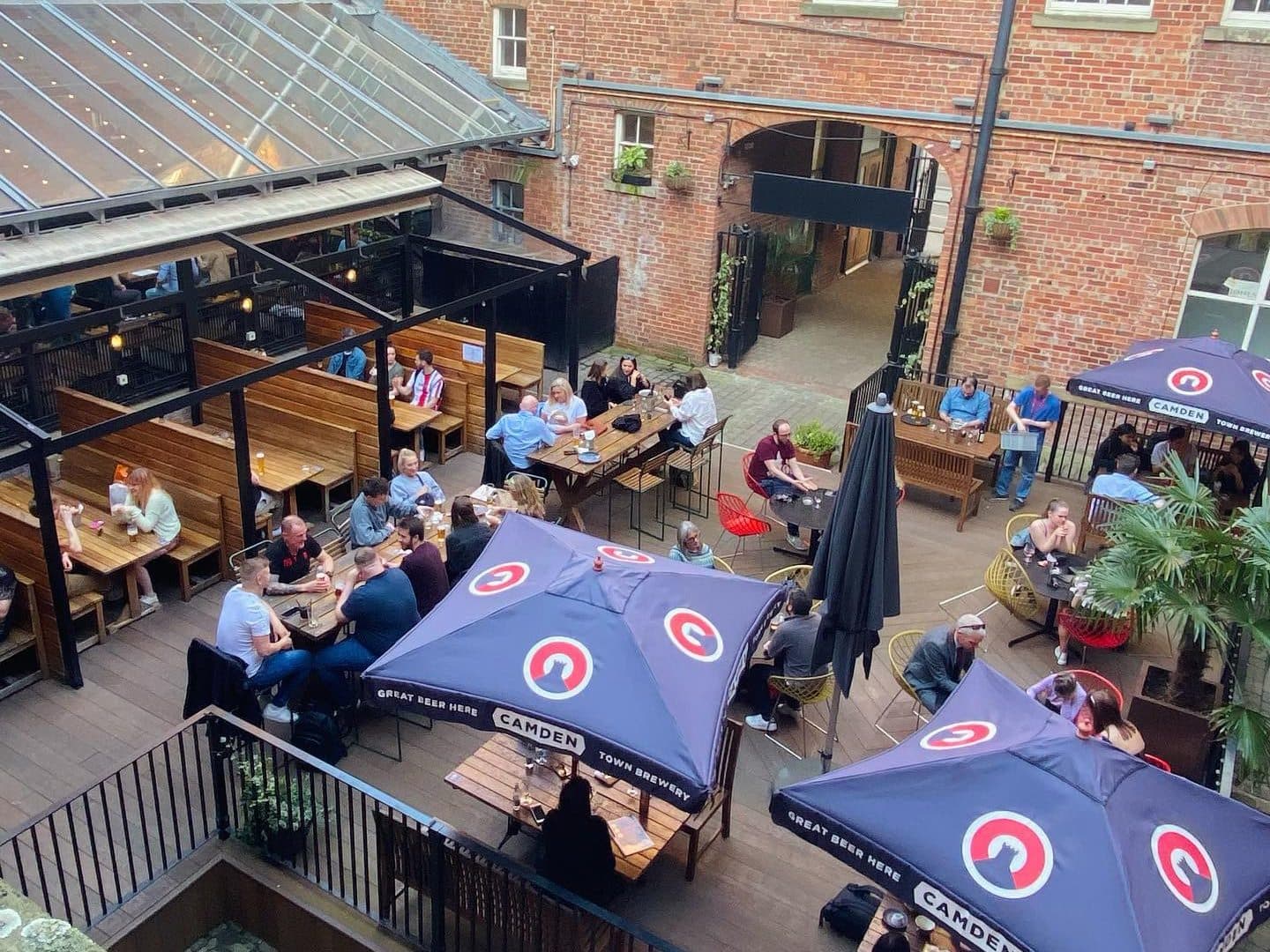 Beer Garden Event: Outdoor Seating, Networking