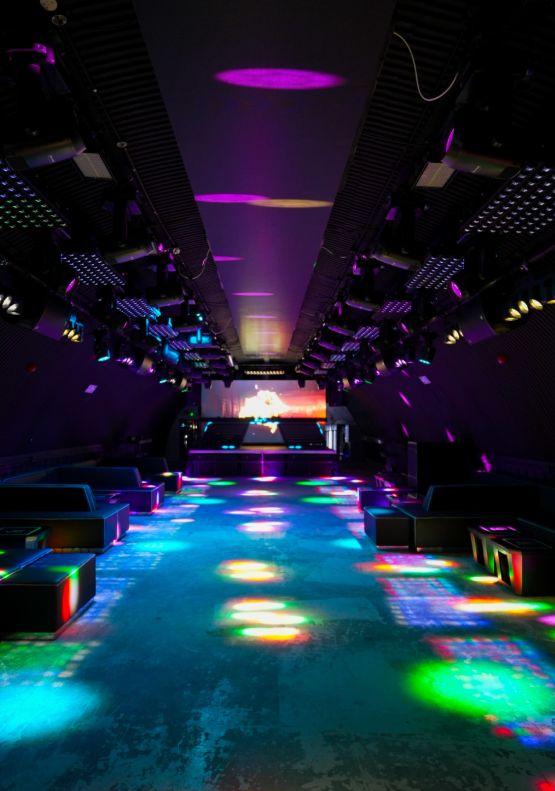 Main Room at Bee Noir Manchester, modern space for corporate events and gatherings.