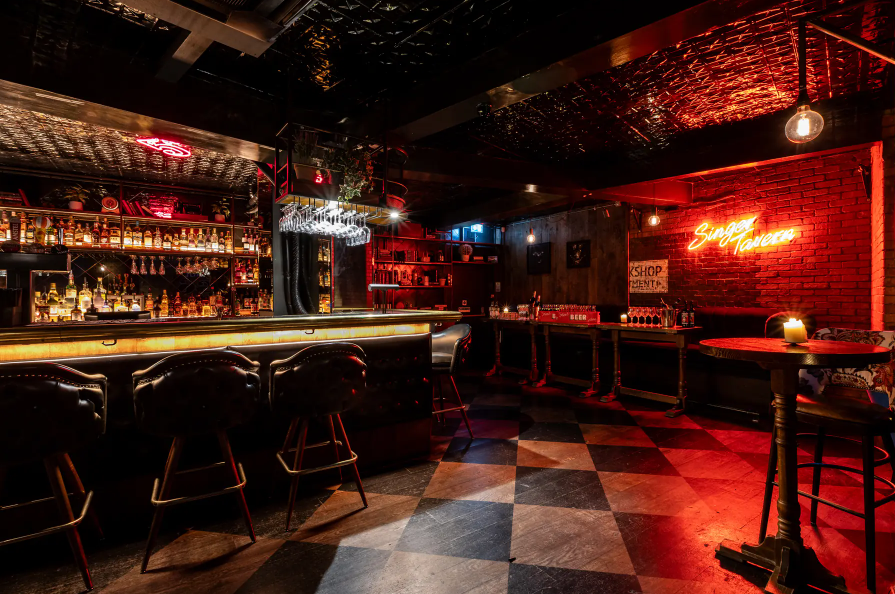 Old Street Tavern speakeasy bar, cocktail party, brand event