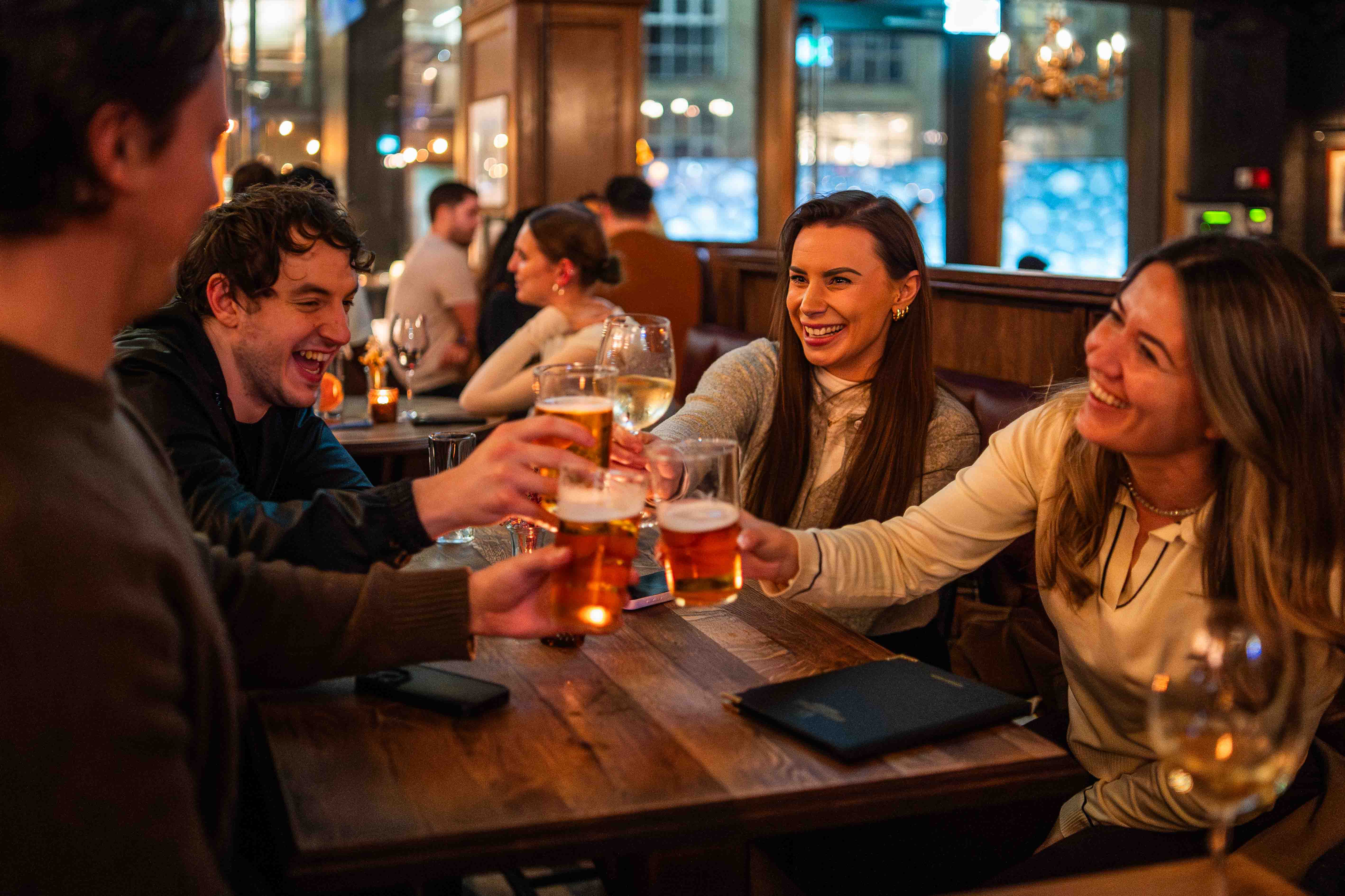 Old Street Tavern full venue hire: networking event space for professional brand engagement.