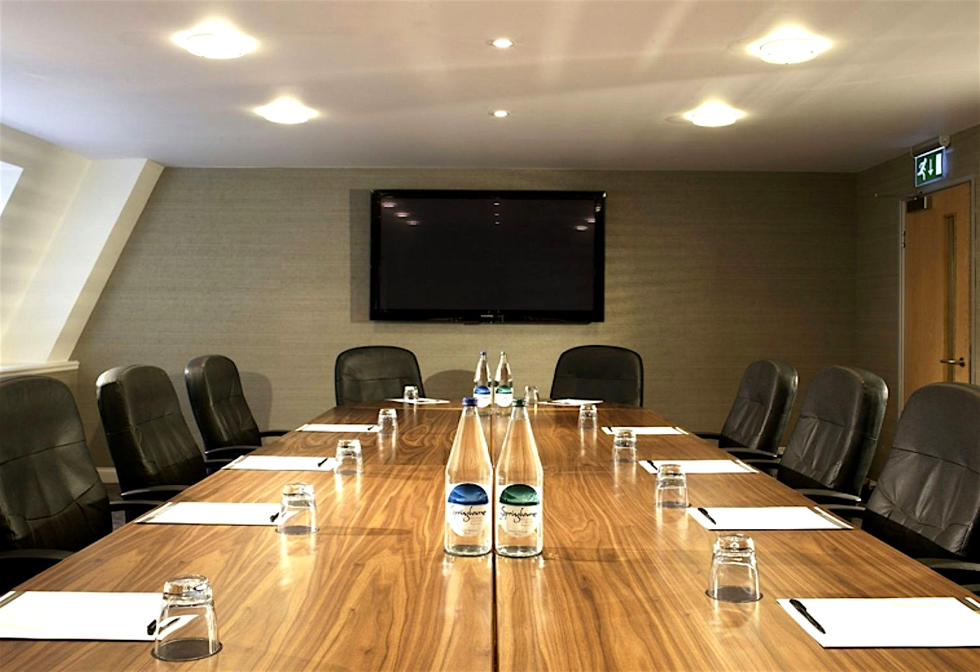 Richbell House boardroom meeting, wood table, presentation, event