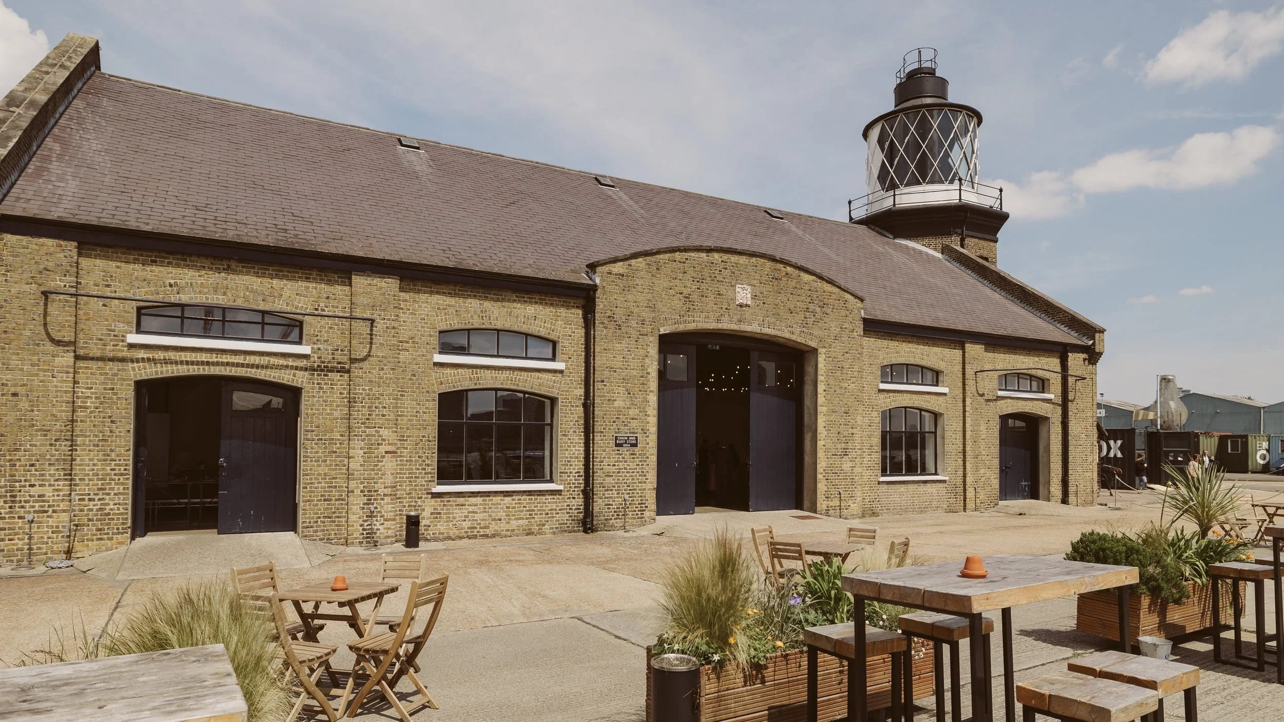 Chainstore venue, lighthouse, corporate event, wedding reception