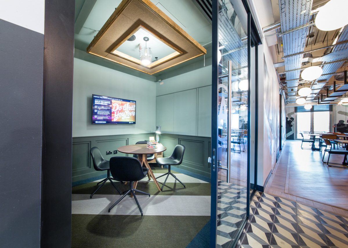 WeWork meeting pod, tech, private, co-working
