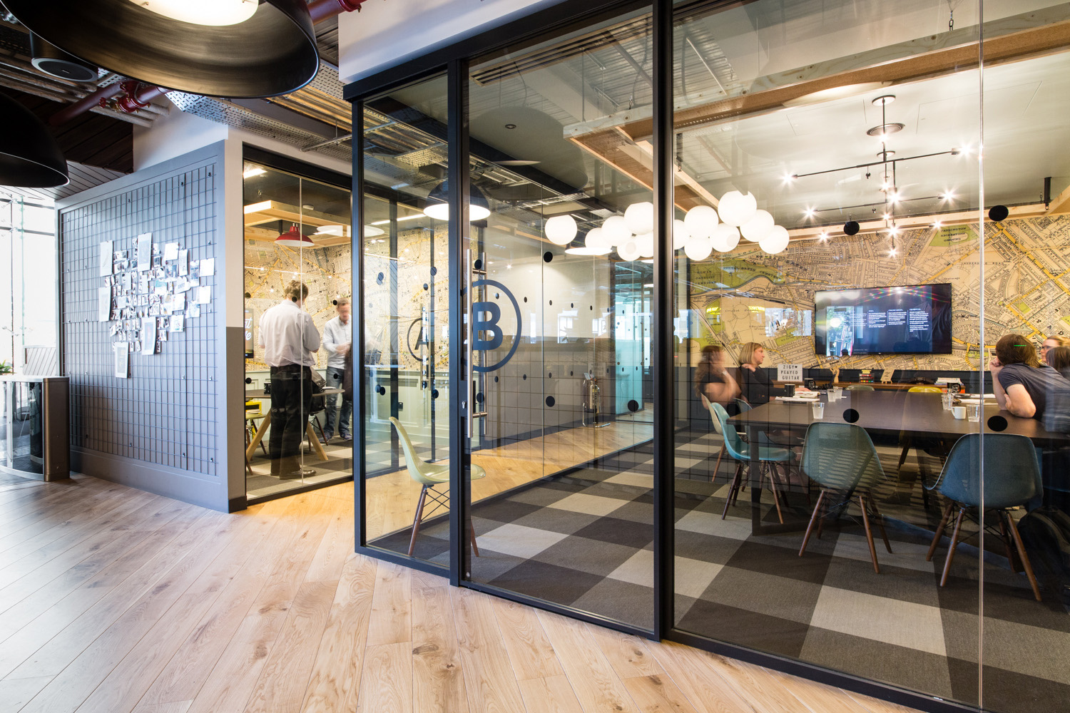 WeWork meeting room, modern boardroom, event space, corporate meeting