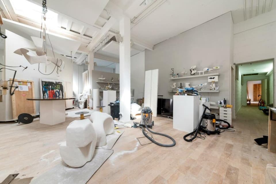 Industrial Brixton studio event venue, art exhibition