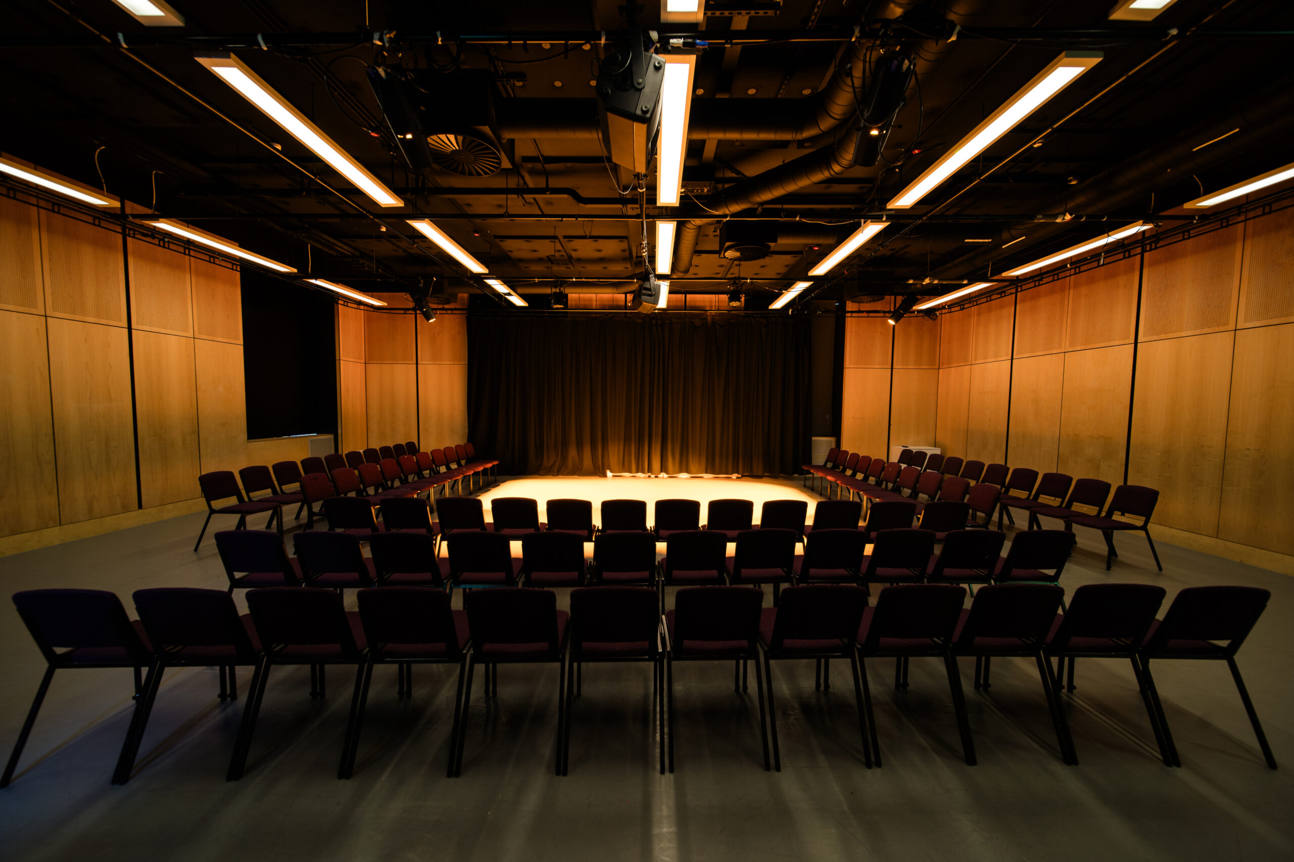 Brixton Hill Studio 4, black box theater, workshop event