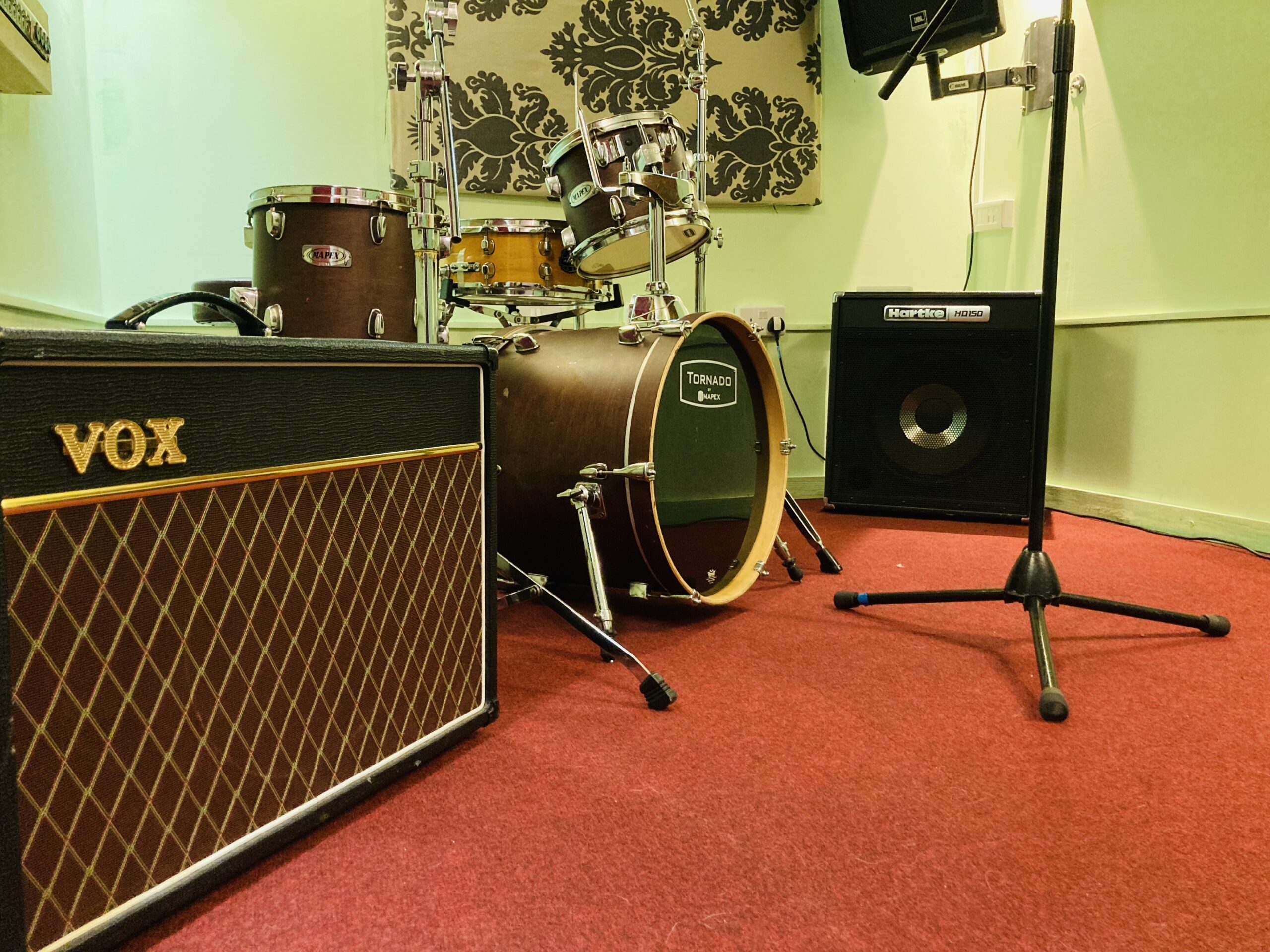 Live music studio setup Brixton Hill event stage