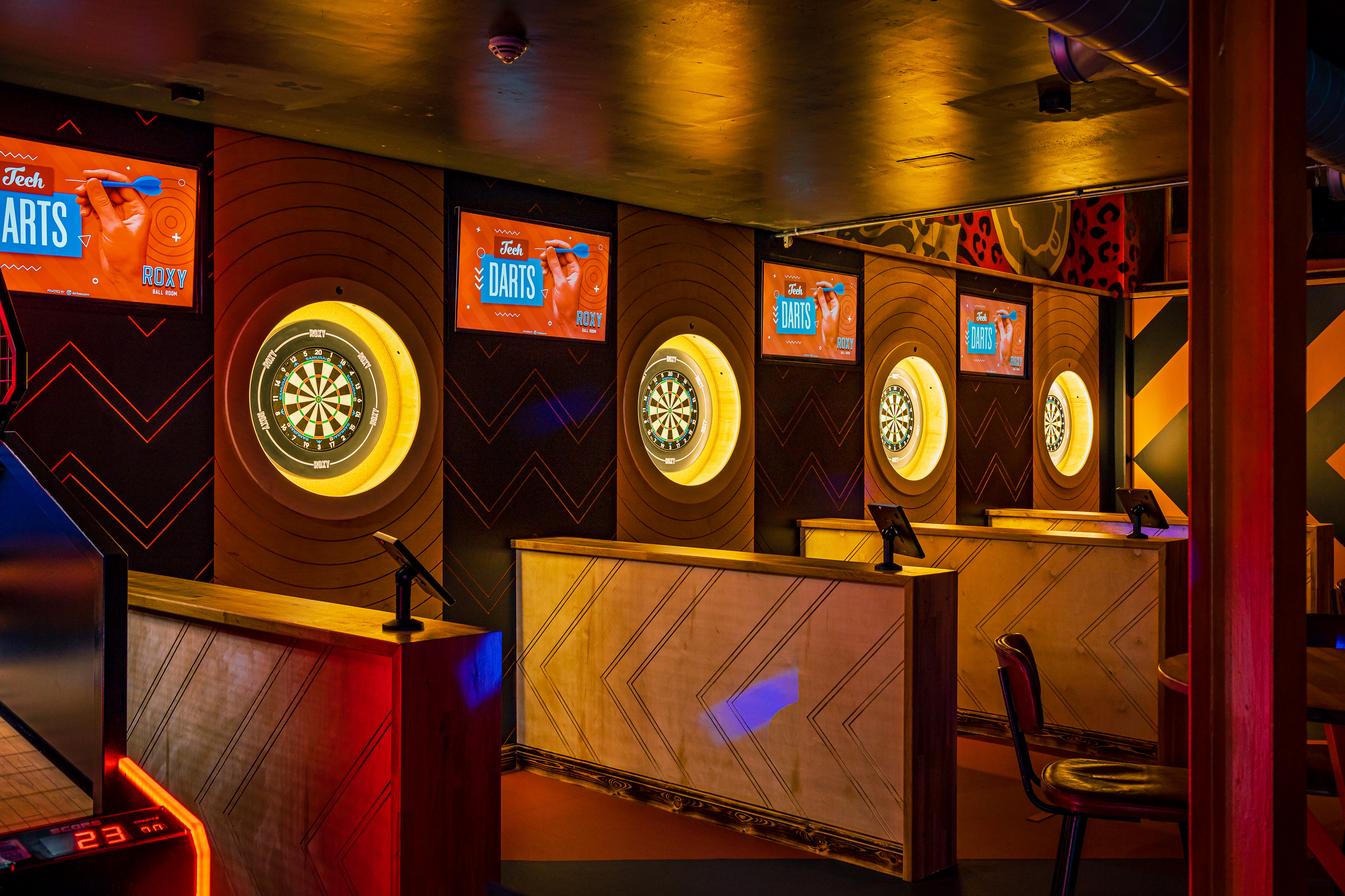 Bullseye Zone at Roxy Ball Room Leeds: Competitive venue for corporate team building events.