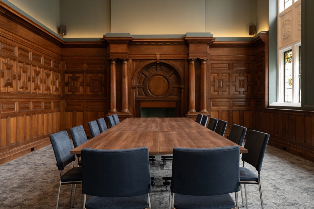 Heritage Meeting Room, wood paneling, executive meeting, business event