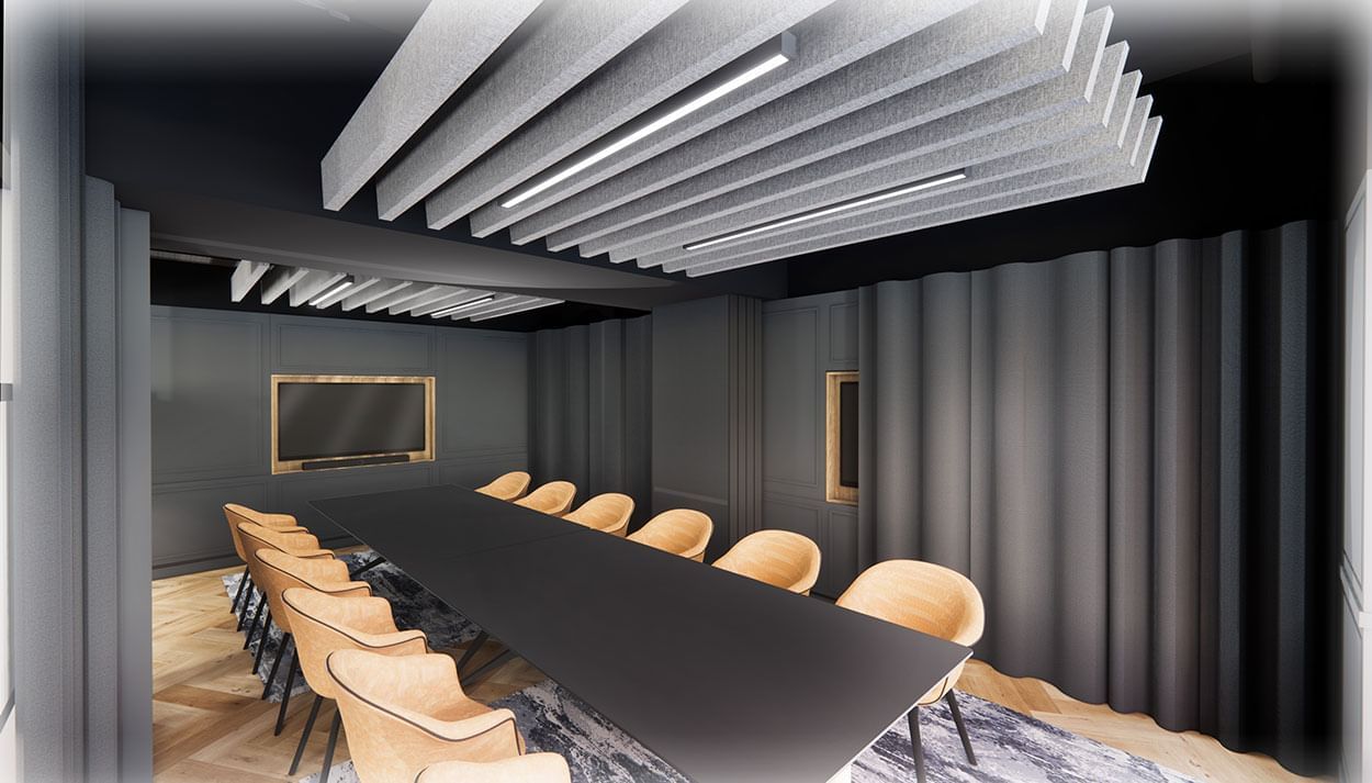 APEX Board Room Camden: Modern AV meeting space, executive briefing, workshop.