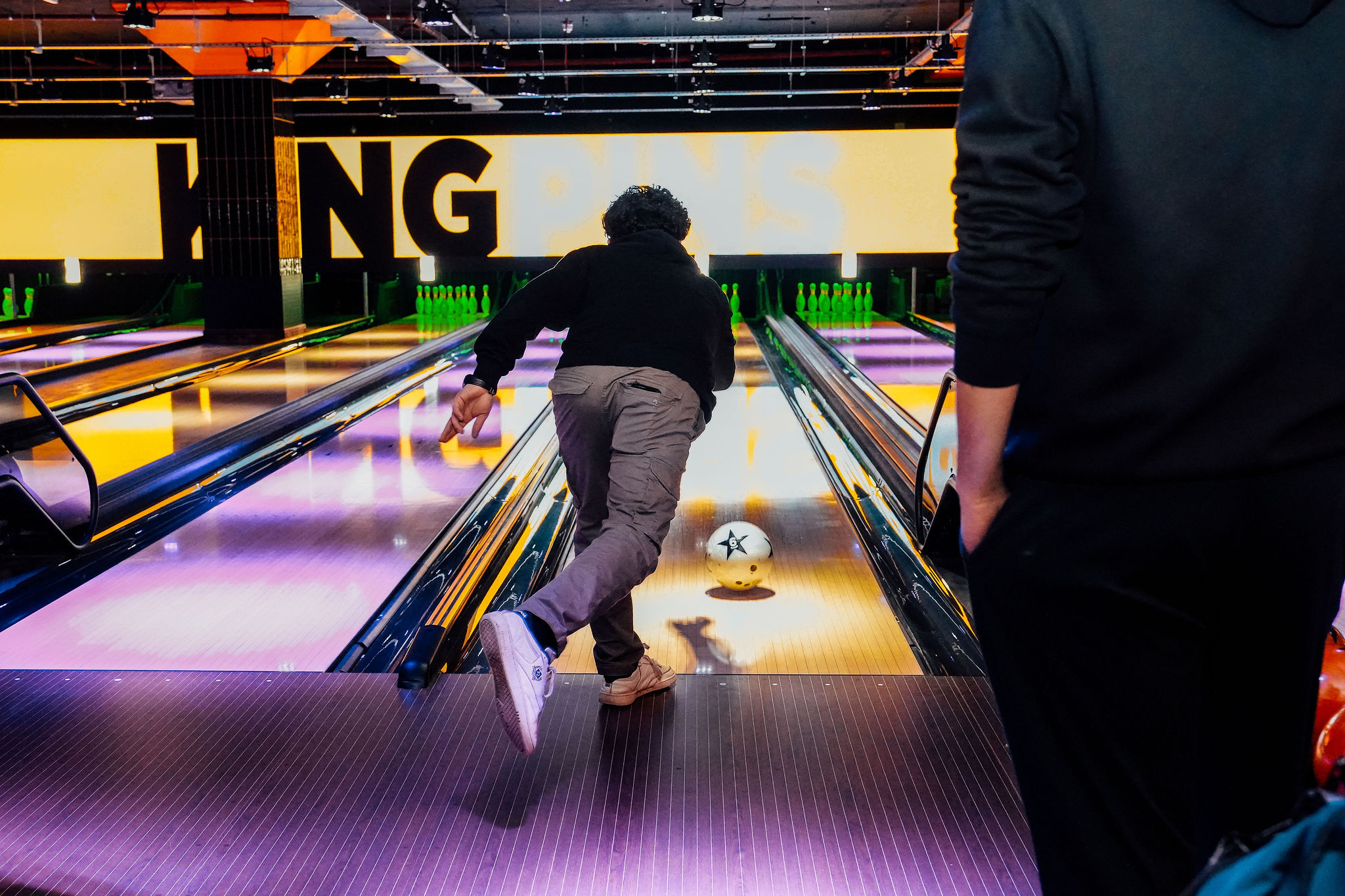 Team-building bowling at The Strike Zone, Edinburgh; high-energy corporate event venue.