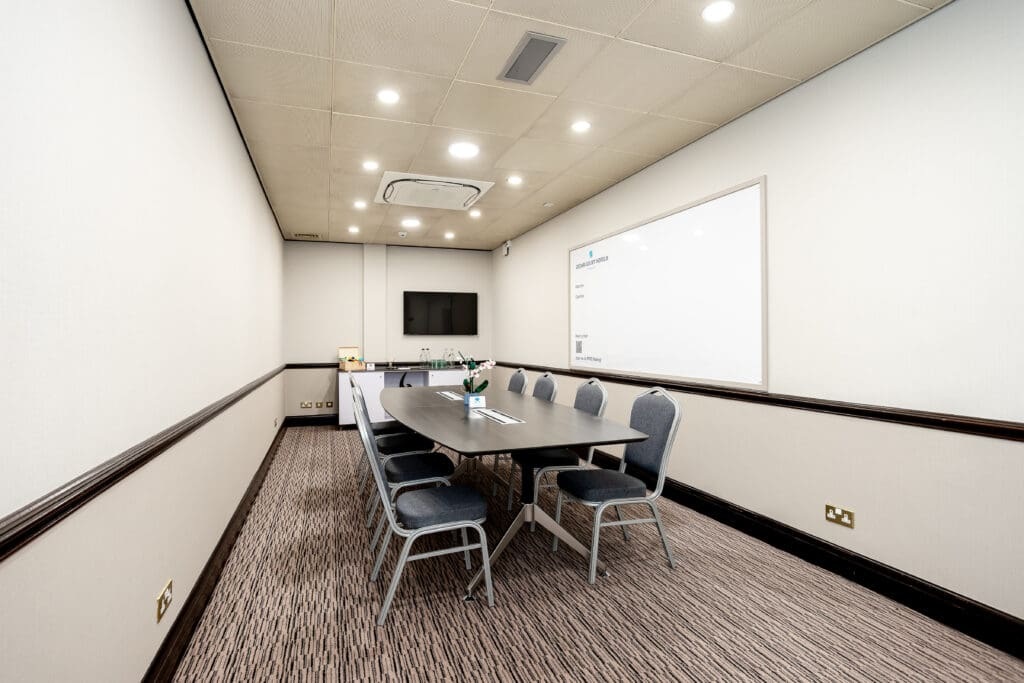 Best Western London meeting room, AV, whiteboard, corporate event