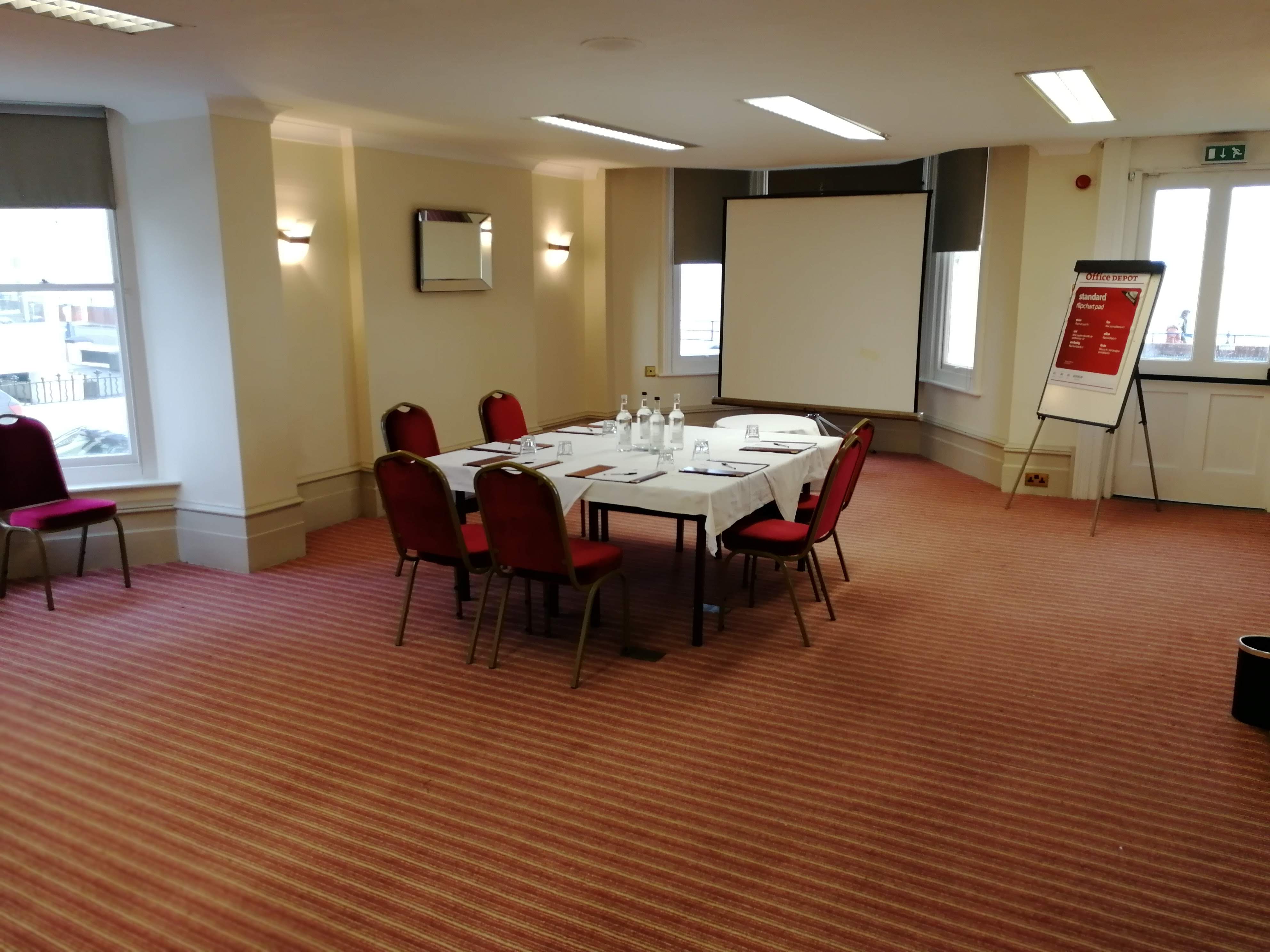 London hotel meeting room, boardroom, training