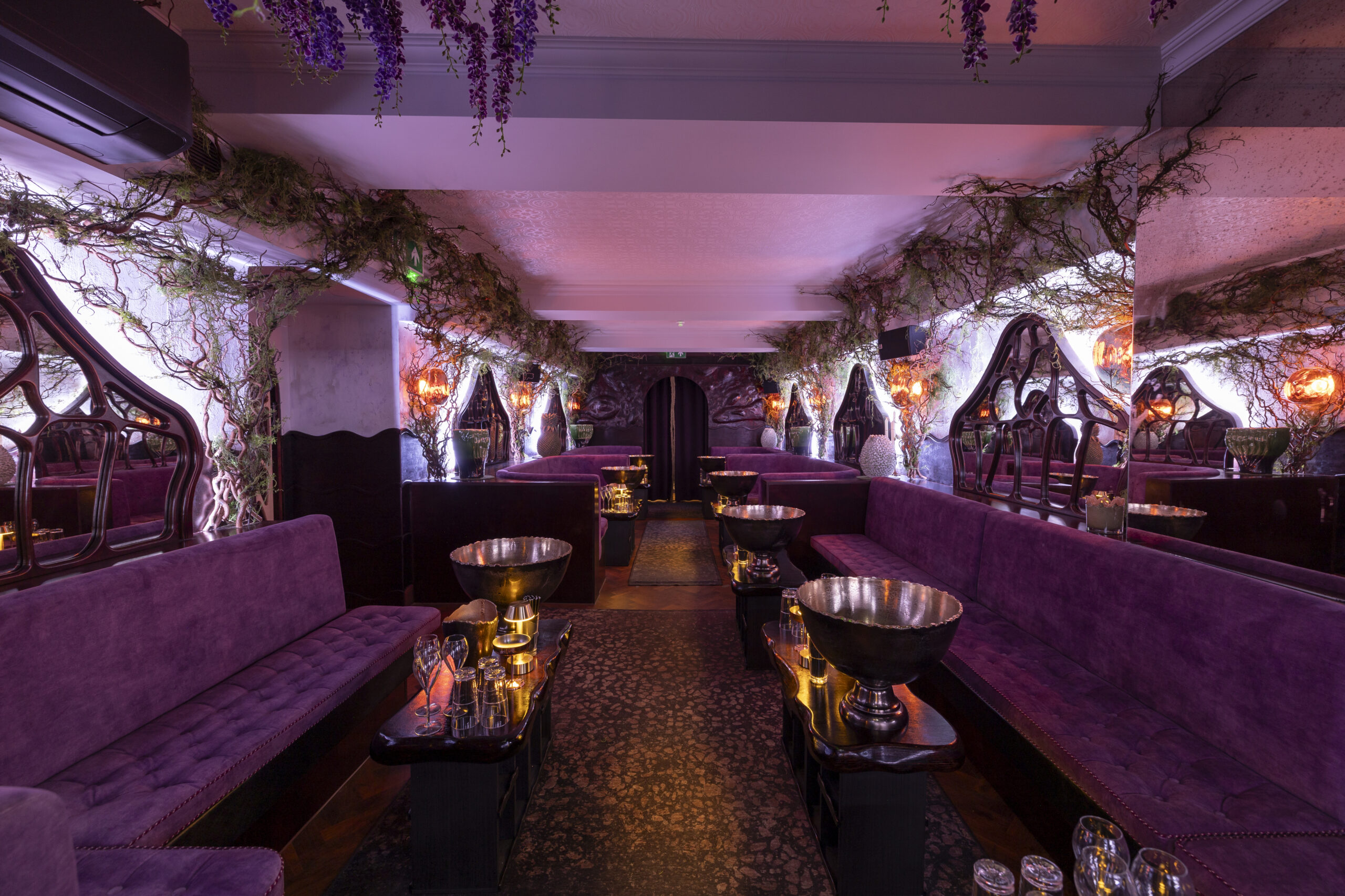 The Rex Rooms VIP lounge, intimate event space, cocktail party