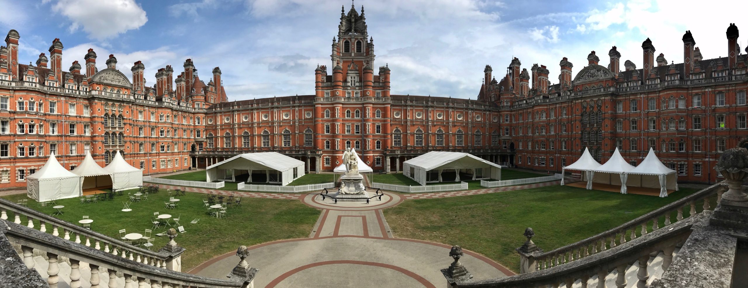 NOC Marquee venue in historic quad for upscale outdoor corporate events and activations.