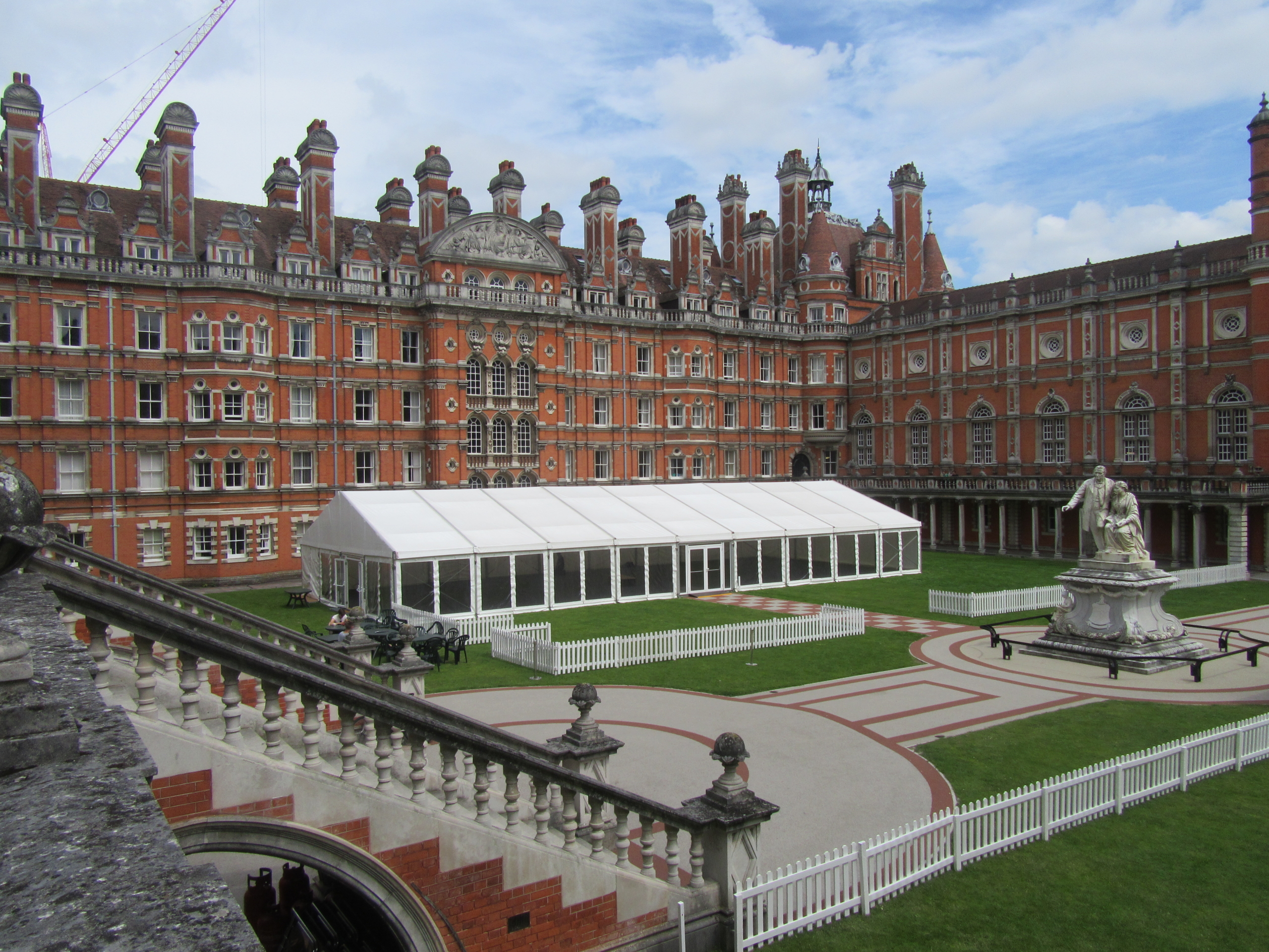 NOC Marquee: Clear-span structure for corporate events and outdoor conferences.