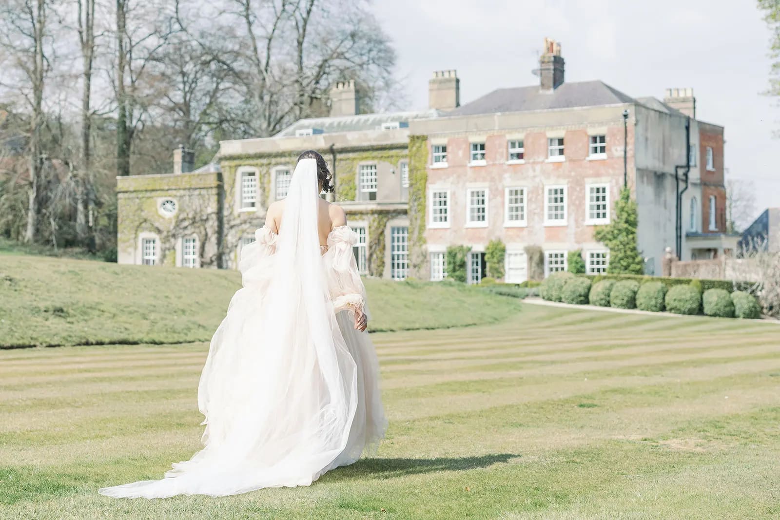 Findon Place estate wedding venue, grand architecture, manicured grounds