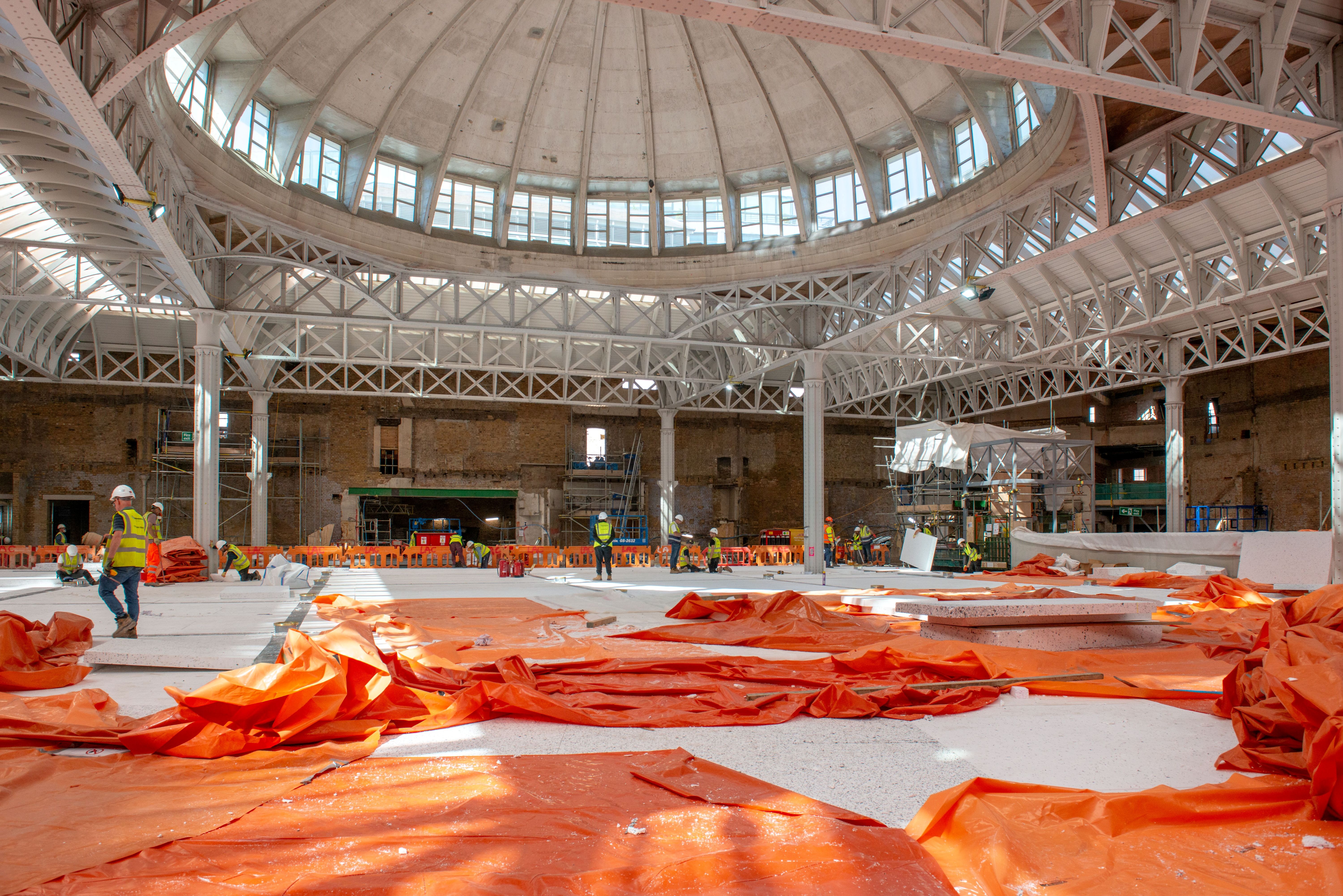 London museum under construction event venue