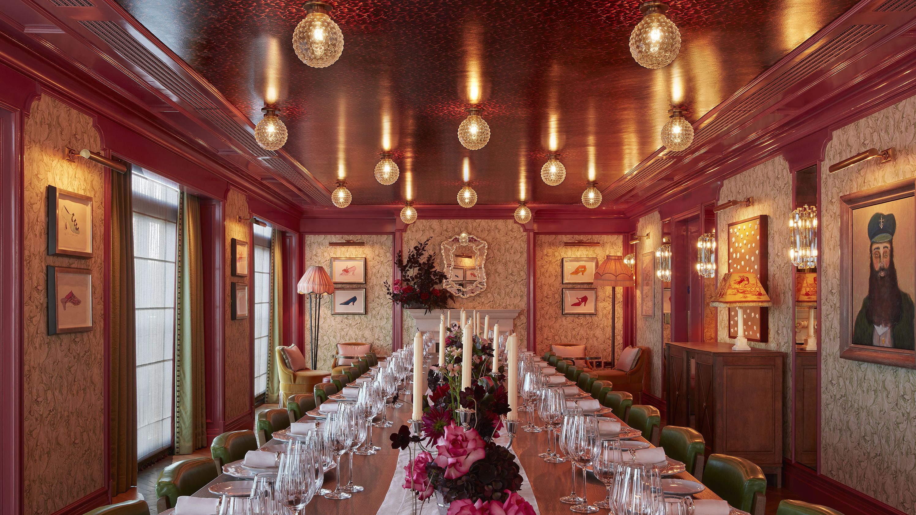 Lucky 8 Hotel private dining, opulent, VIP event