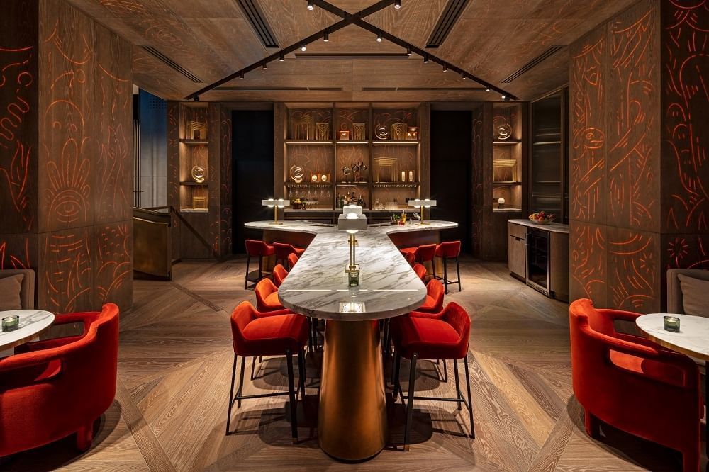 Lucky 8 Hotel chic lounge bar event