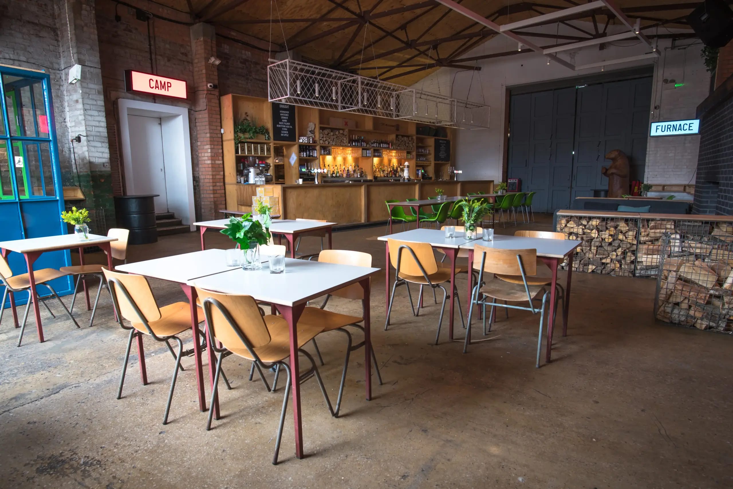 Camp Furnace industrial event venue bar networking