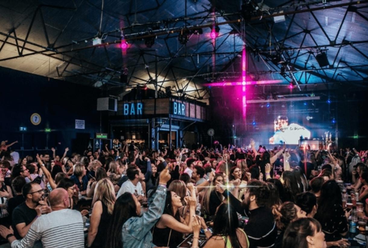 Camp & Furnace: Industrial-chic venue for concerts, parties.