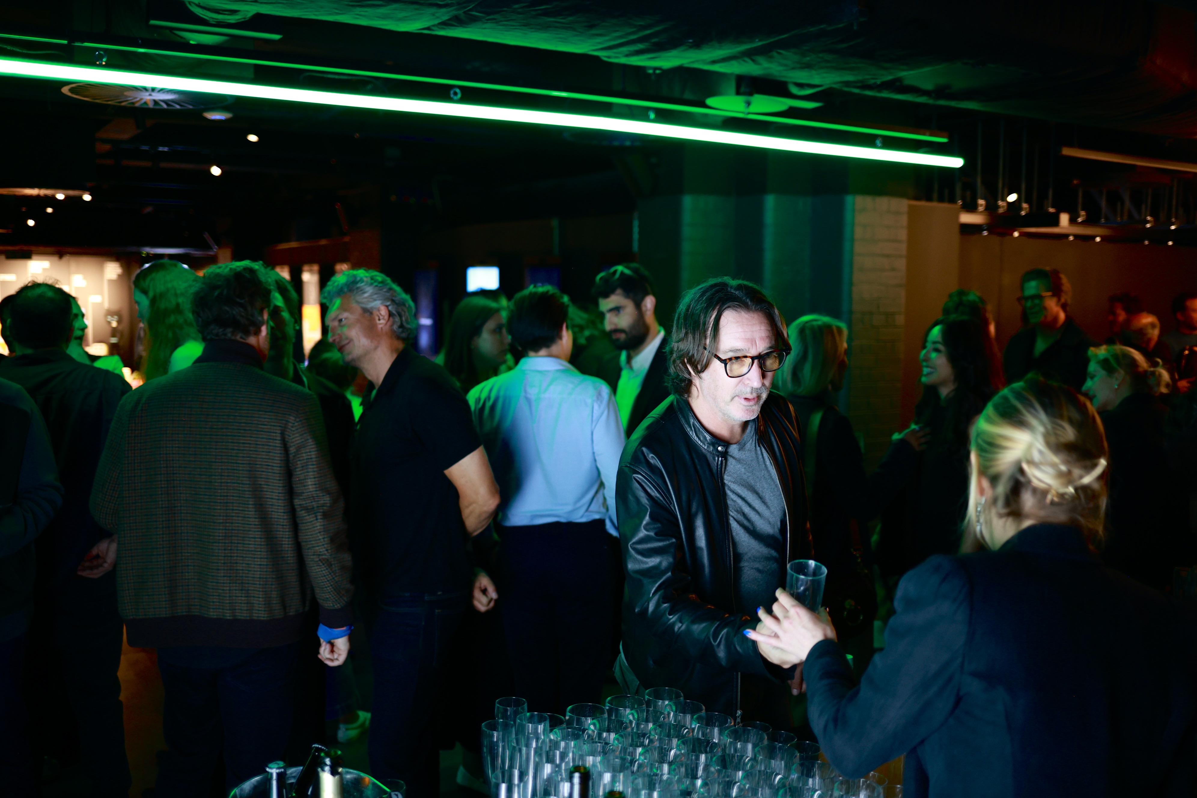 SPYSCAPE networking reception, drinks, business event