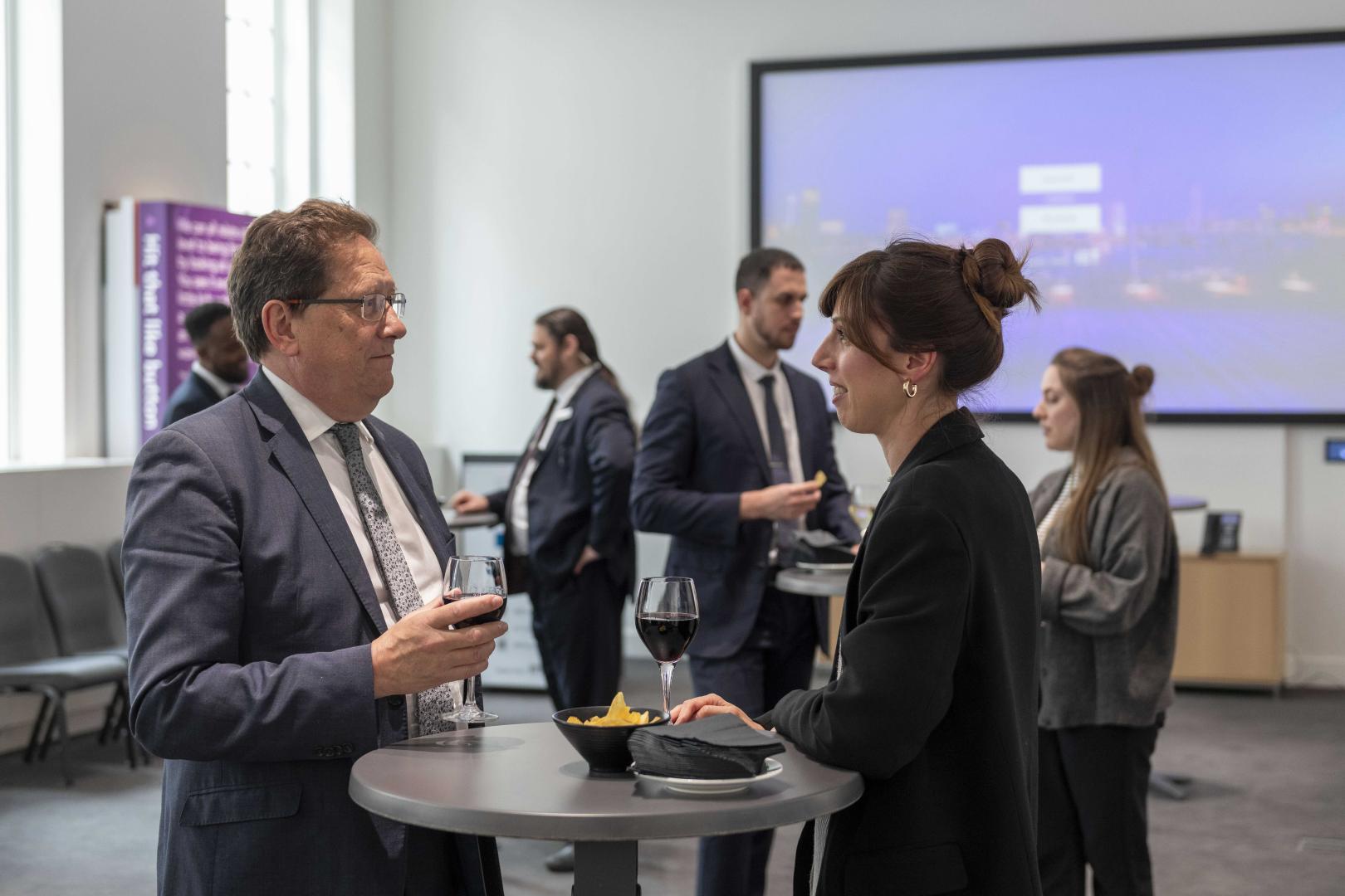 Heaviside Exhibition networking reception London