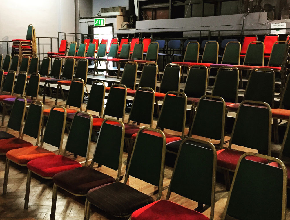 Black Box Theatre seating, flexible event setup, theatre seating, event space