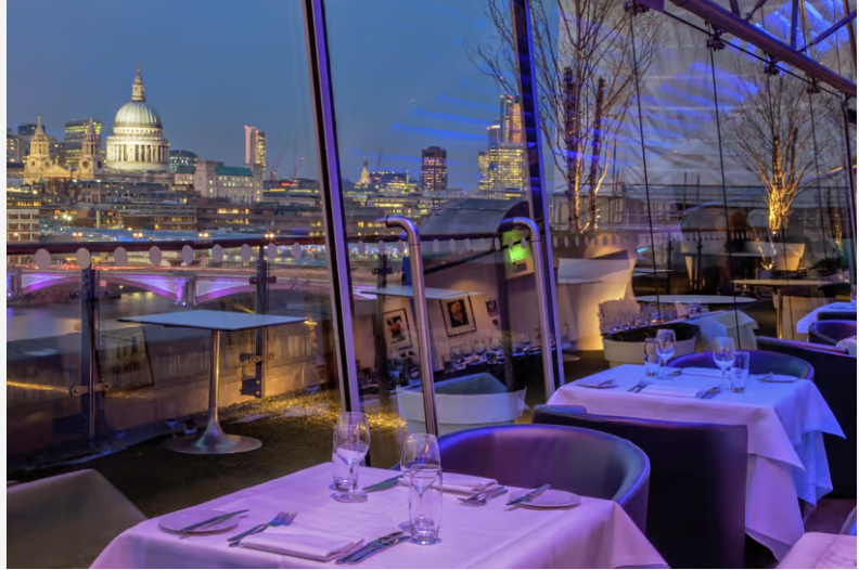 OXO Tower rooftop bar, city view, corporate events, cocktail reception