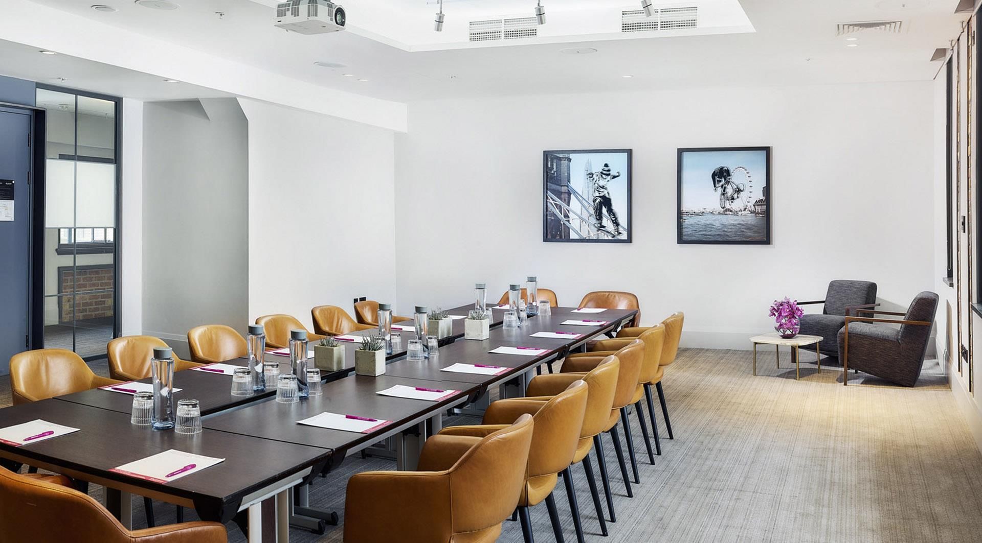 Modern boardroom meeting venue, County Hall, event space