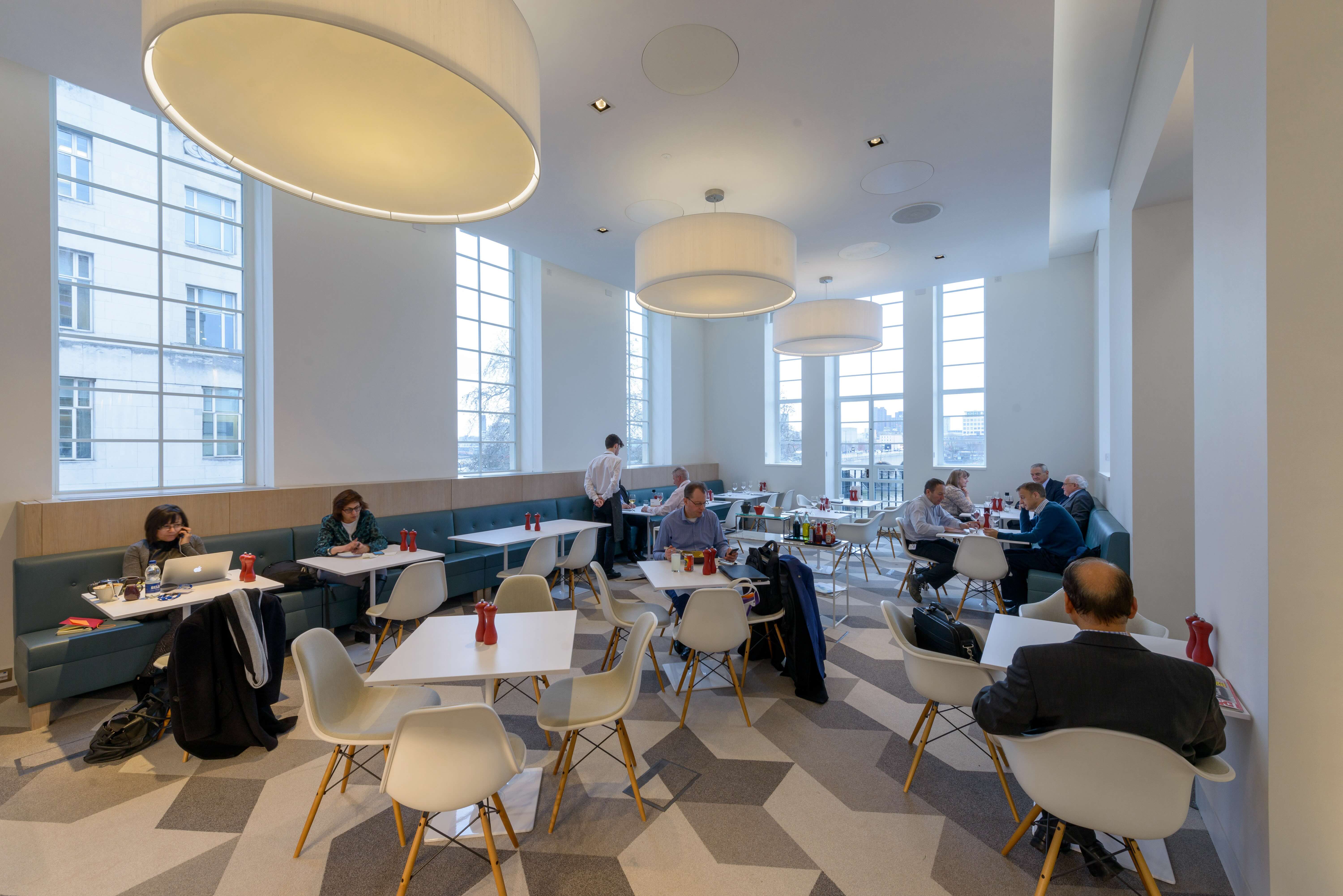 Faraday Lounge, IET London networking event space