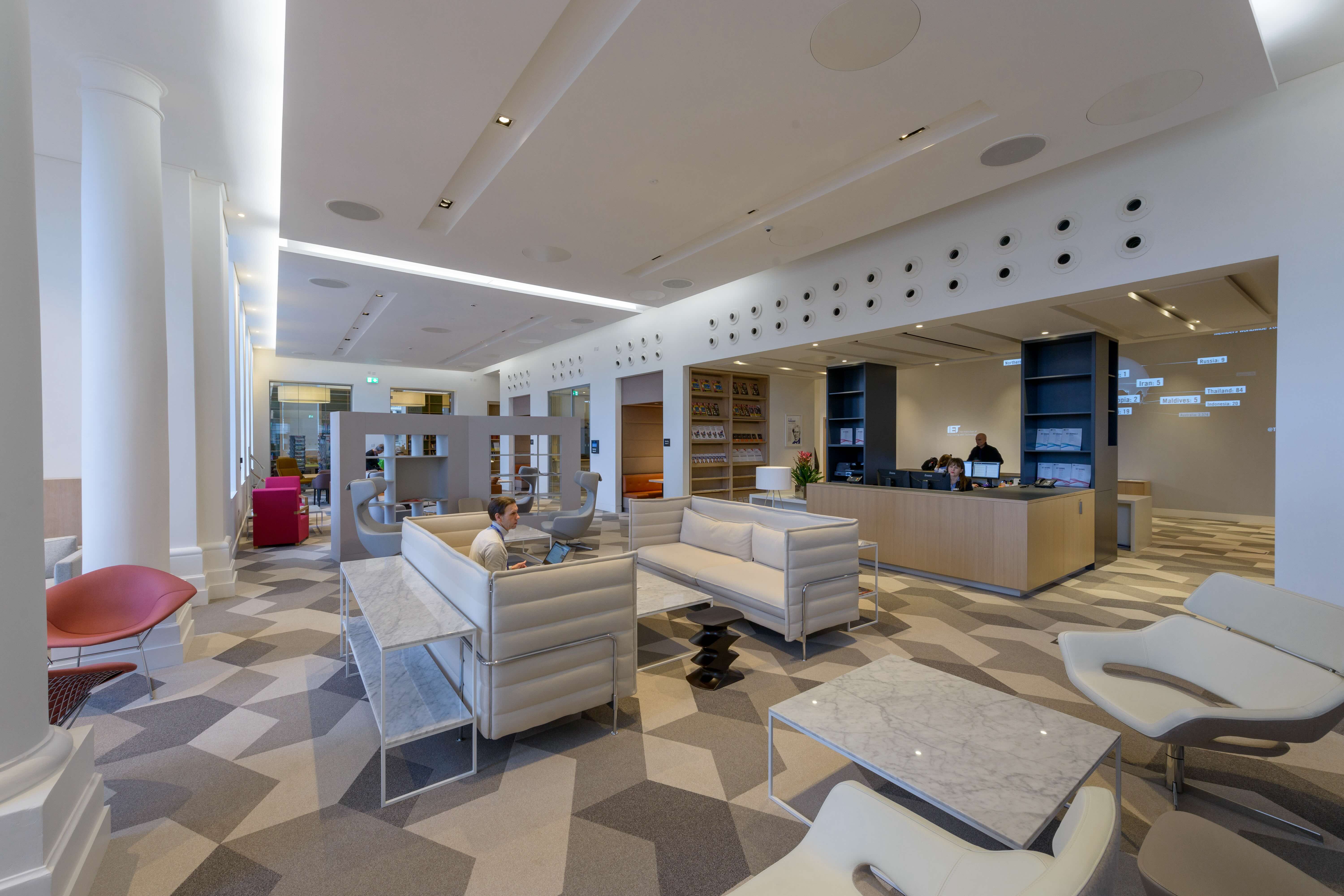 Faraday Lounge, modern, corporate event, networking