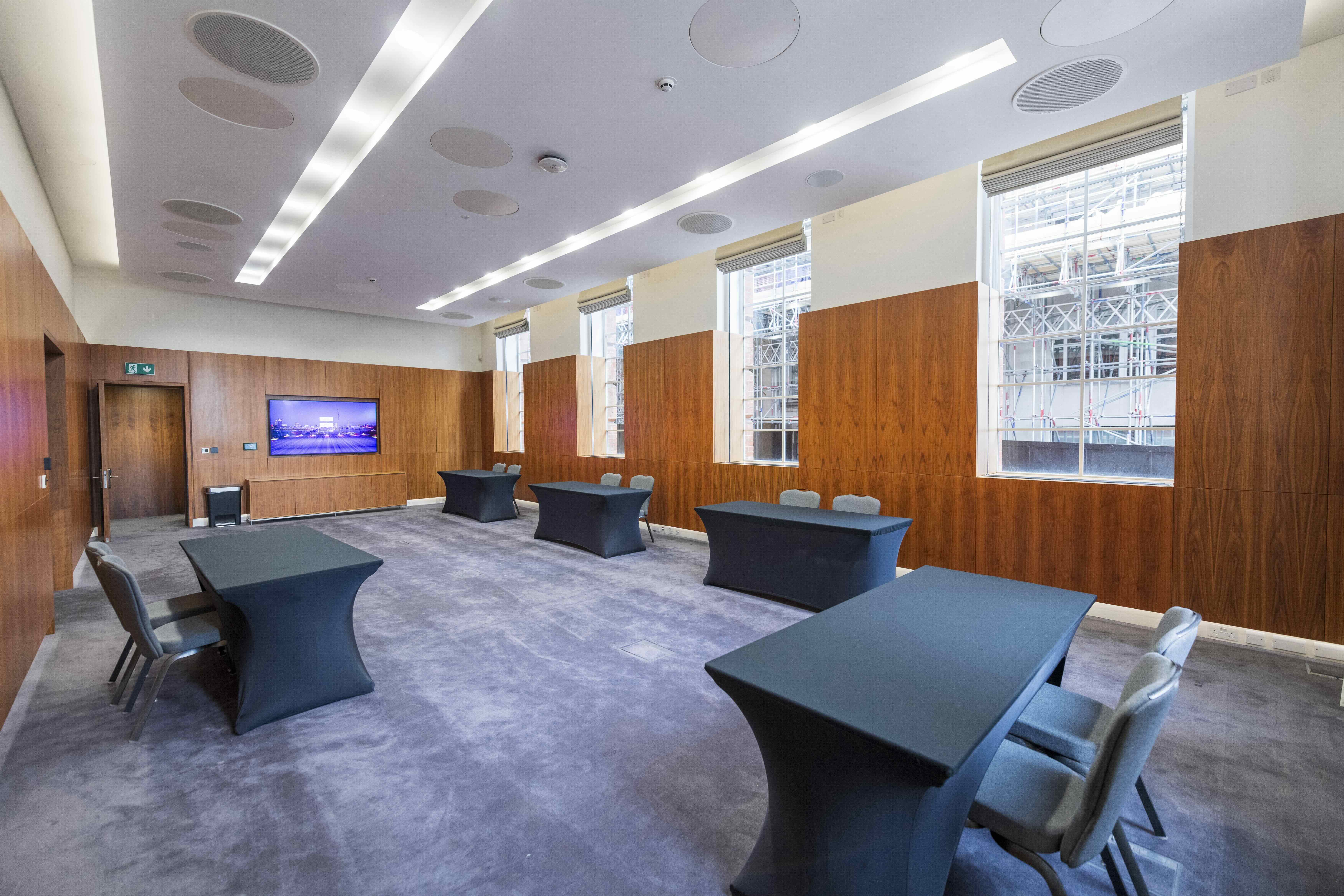 Lovelace Room modern meeting space, corporate events, training