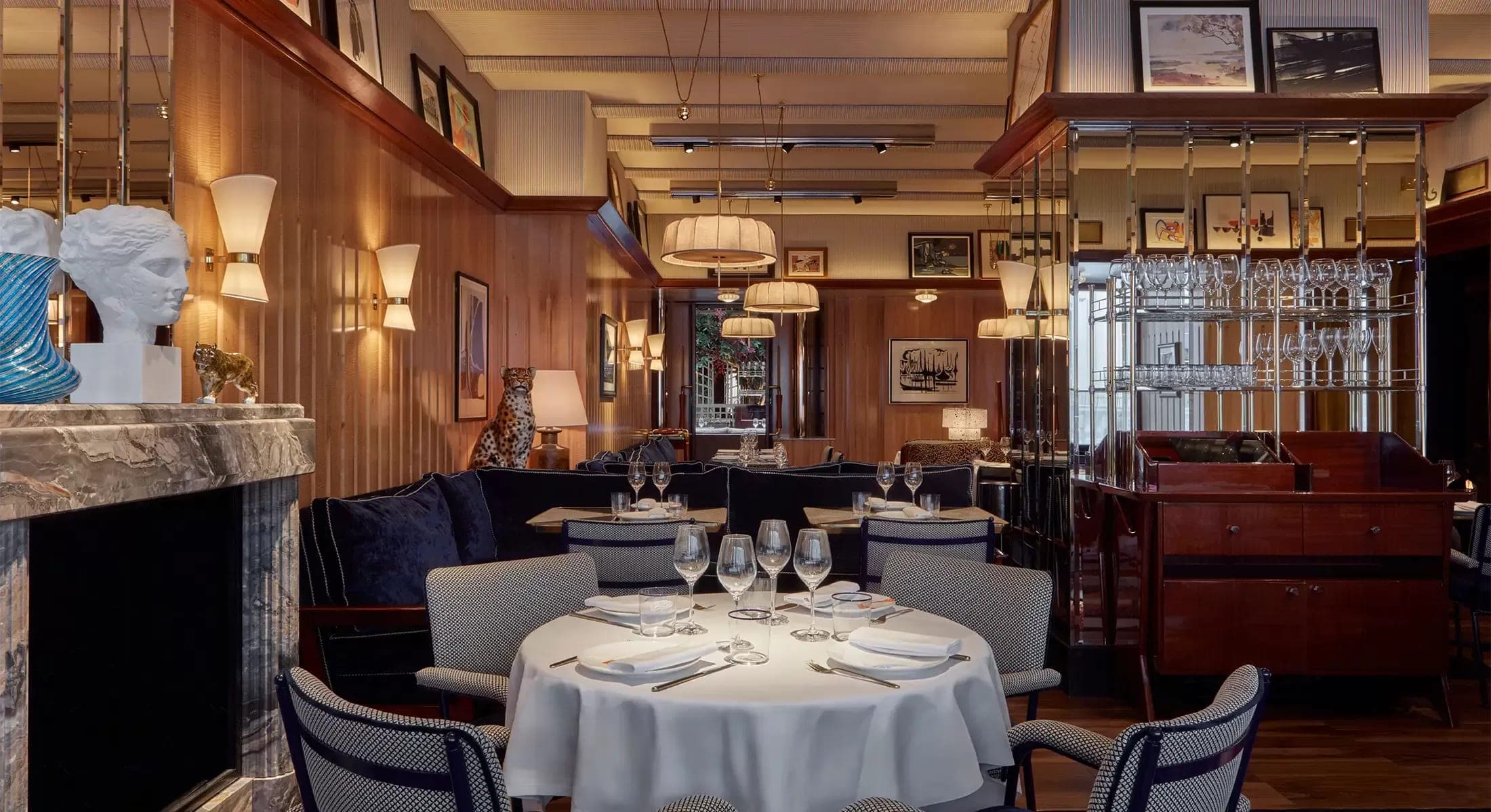 Il Gattopardo sophisticated private dining room for luxury VIP events and upscale dinners.