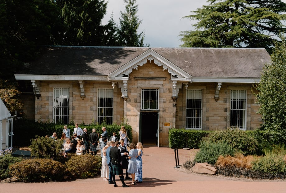 Royal Botanic Garden Edinburgh outdoor venue for luxury garden weddings and corporate events.
