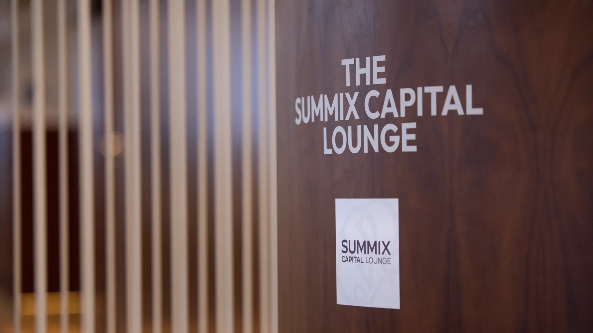 Capital Lounge VIP event space at Loftus Road Stadium with premium sponsor branding.