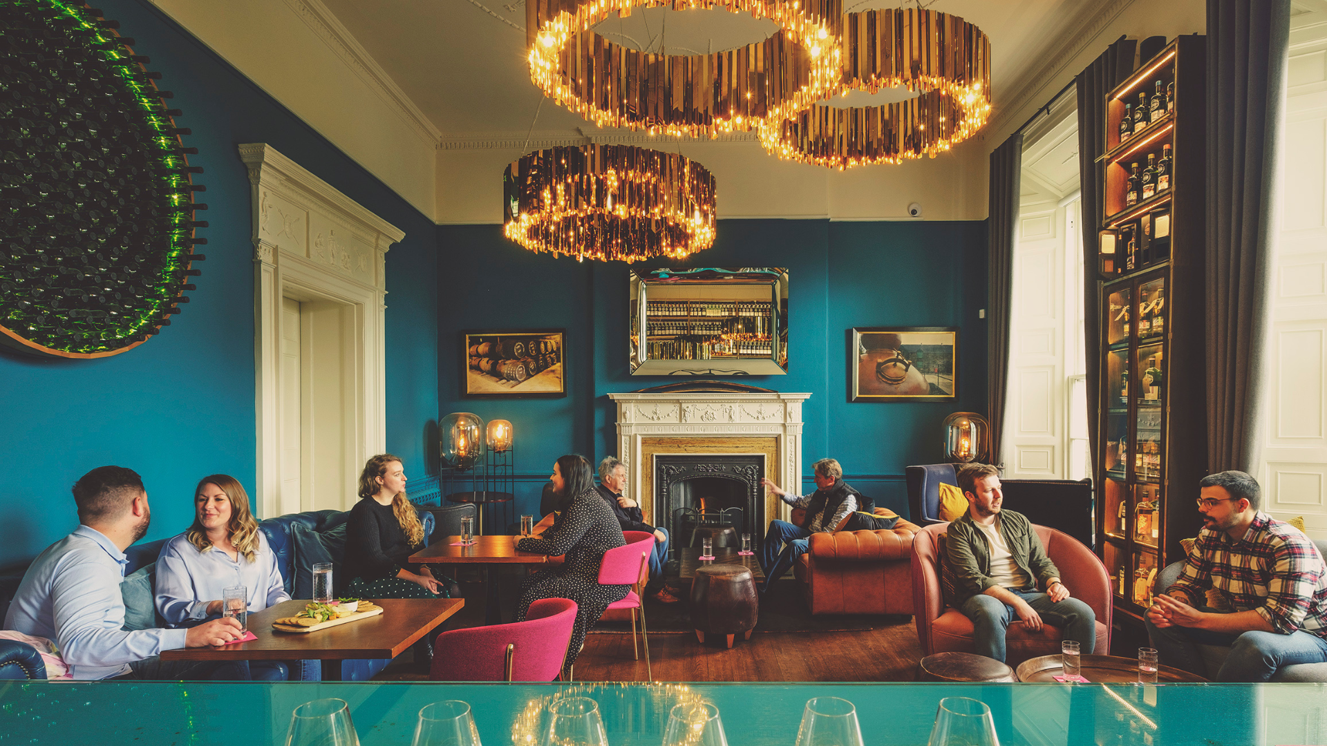 The Oval Room at The Scotch Malt Whisky Society, ideal for VIP networking and corporate receptions.