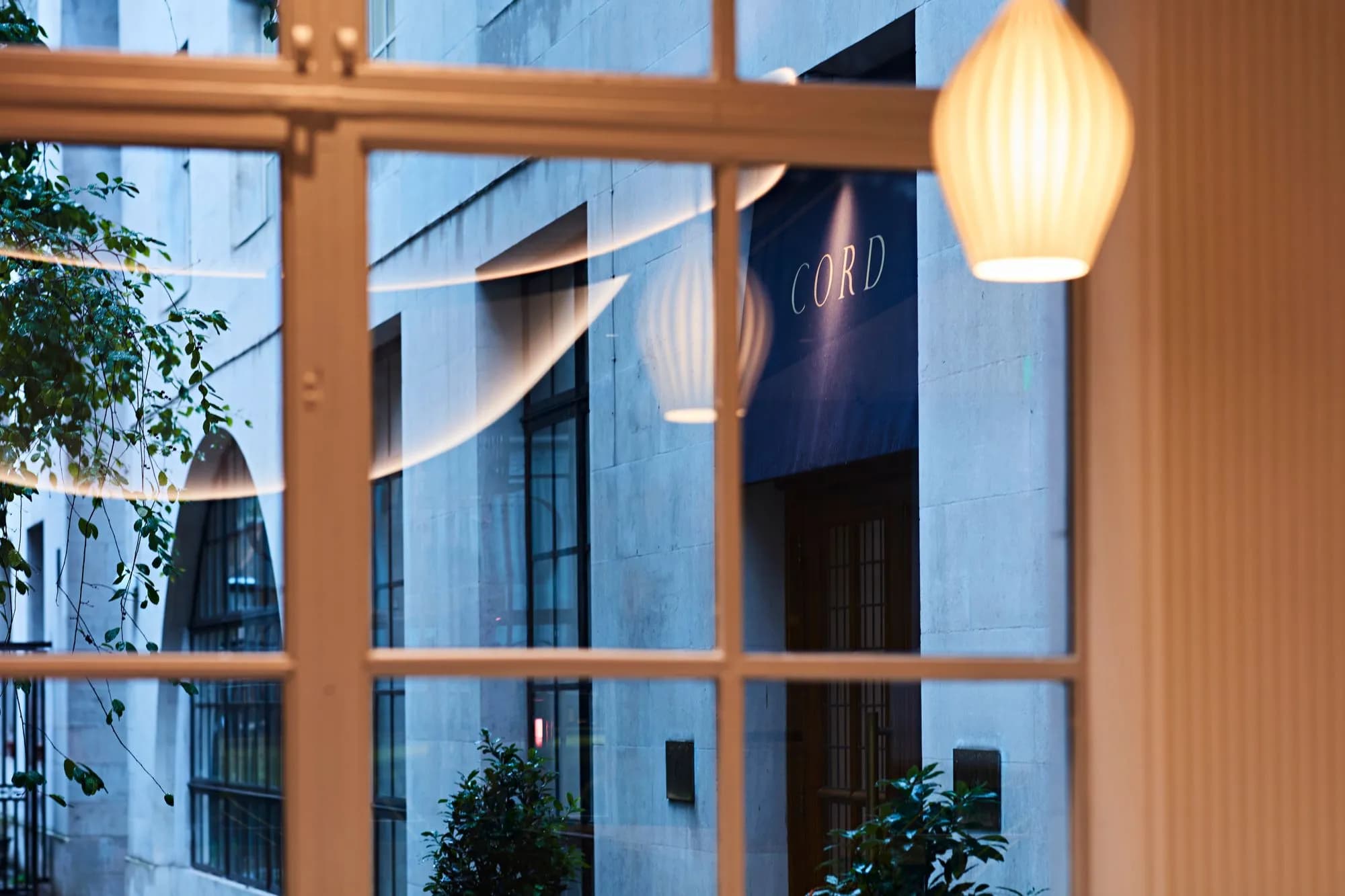 Upscale CORD Restaurant exterior, perfect for sophisticated boutique events and private dining.