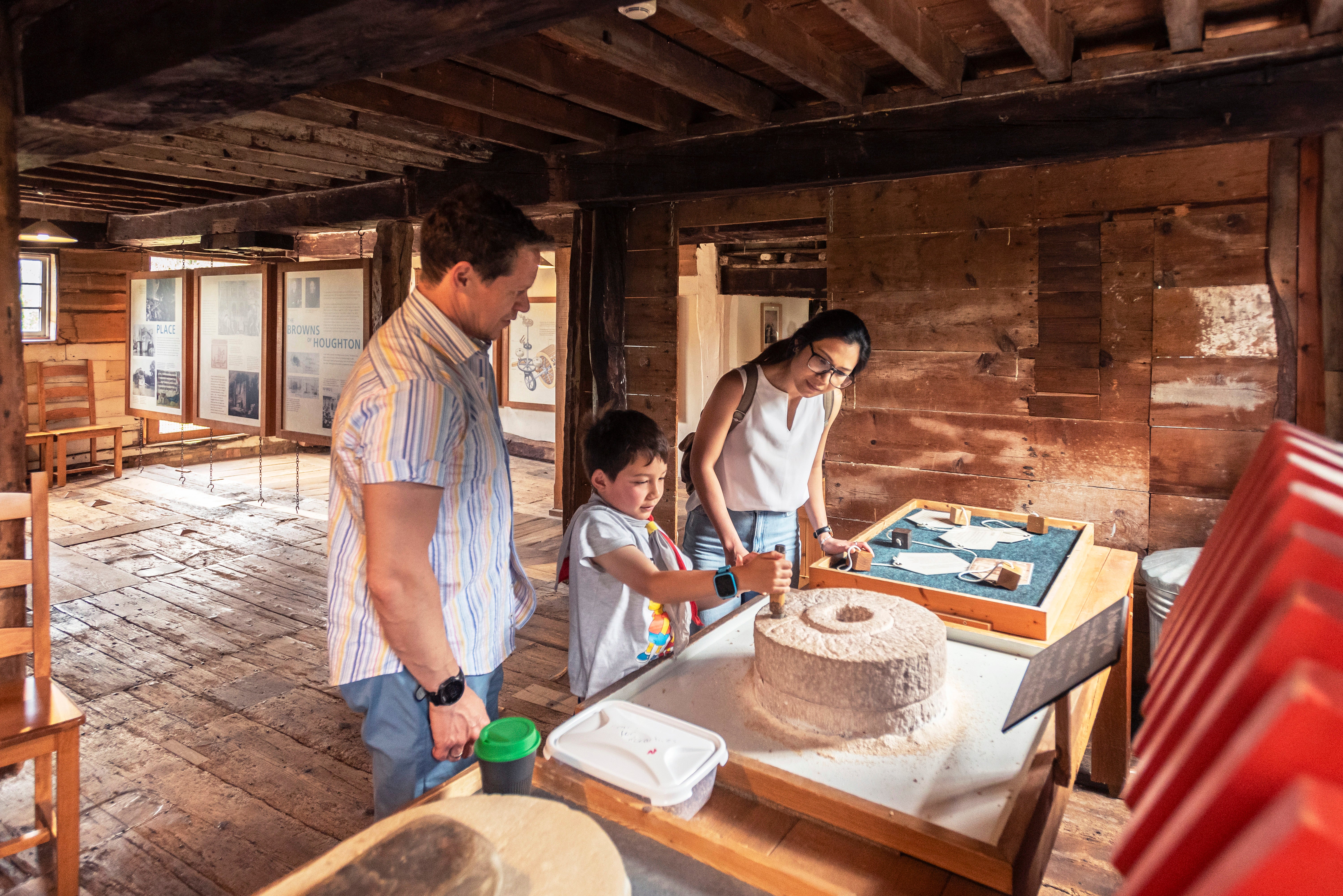 Houghton Mill offsite venue with historic architecture, perfect for corporate events and workshops.