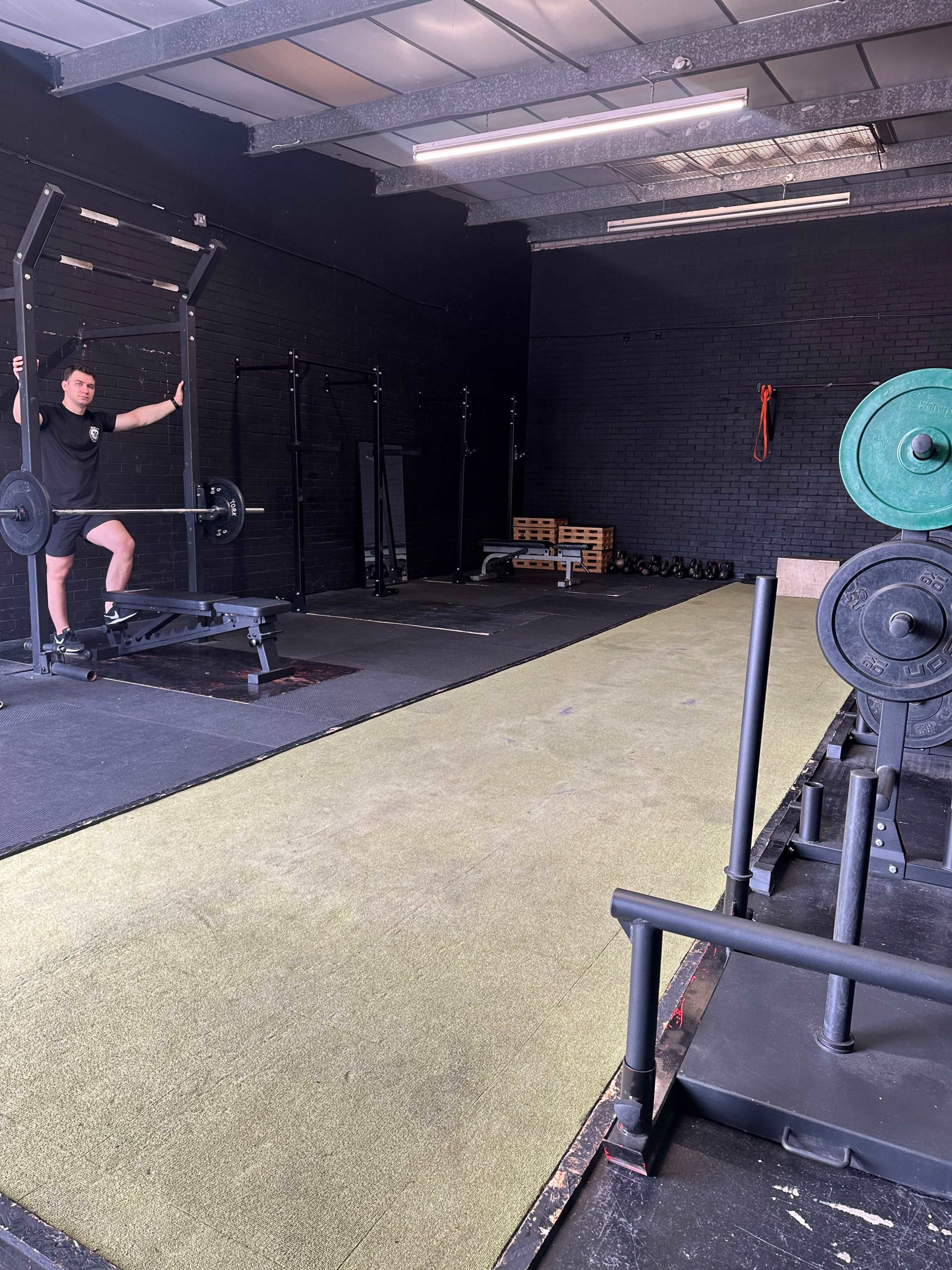 CrossFit Ancoats industrial gym space for corporate wellness retreats and team-building events.