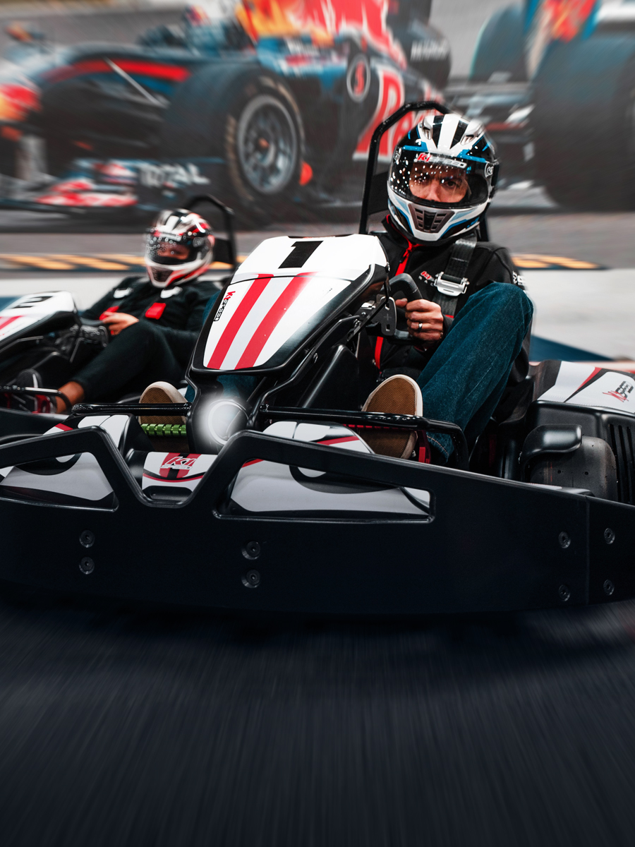 Capital Karts racing track: indoor go-karting for corporate team-building events.